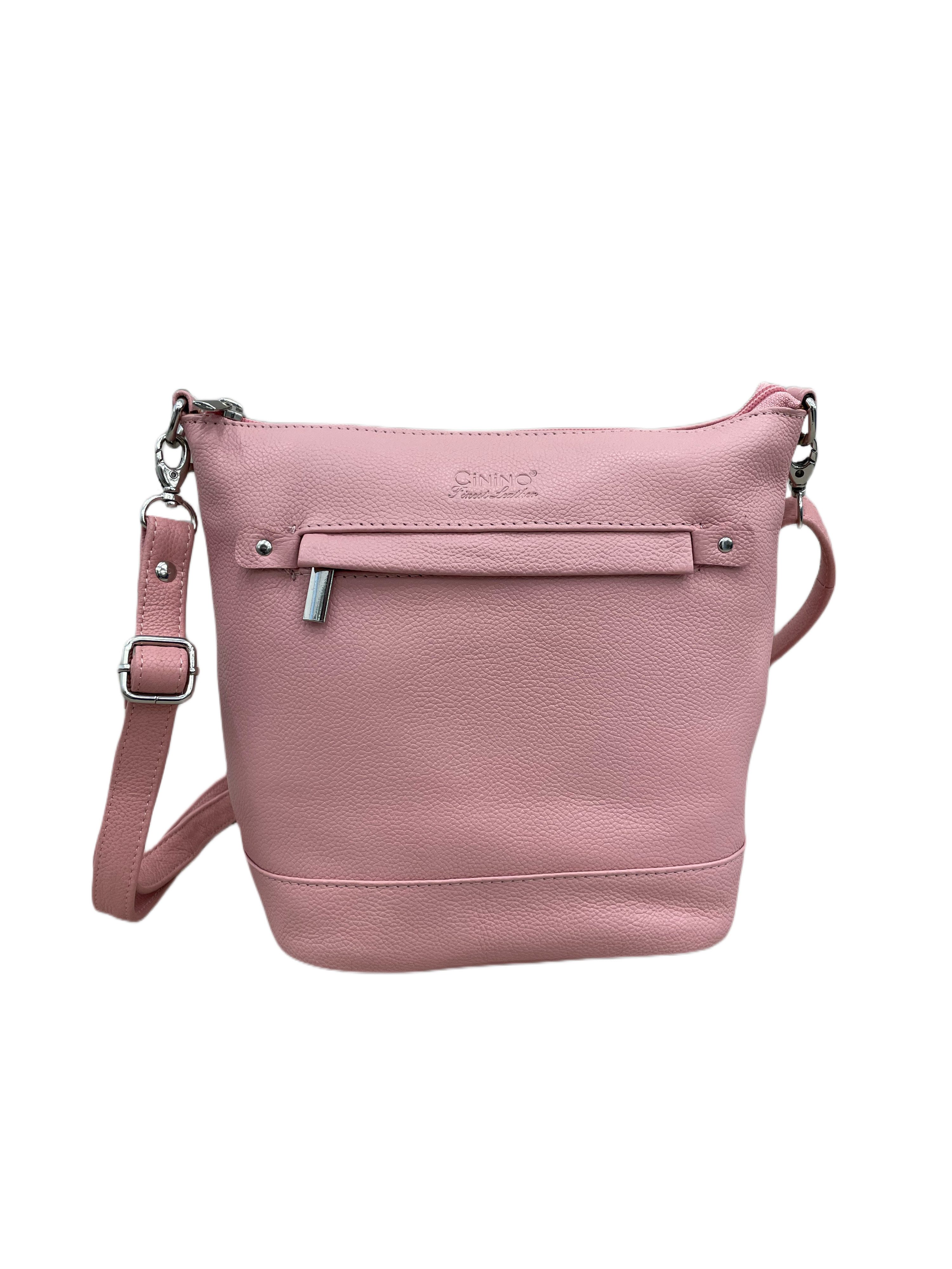 Cinino Handtasche Elina, Ledertasche Umhängetasche Rindleder günstig online kaufen