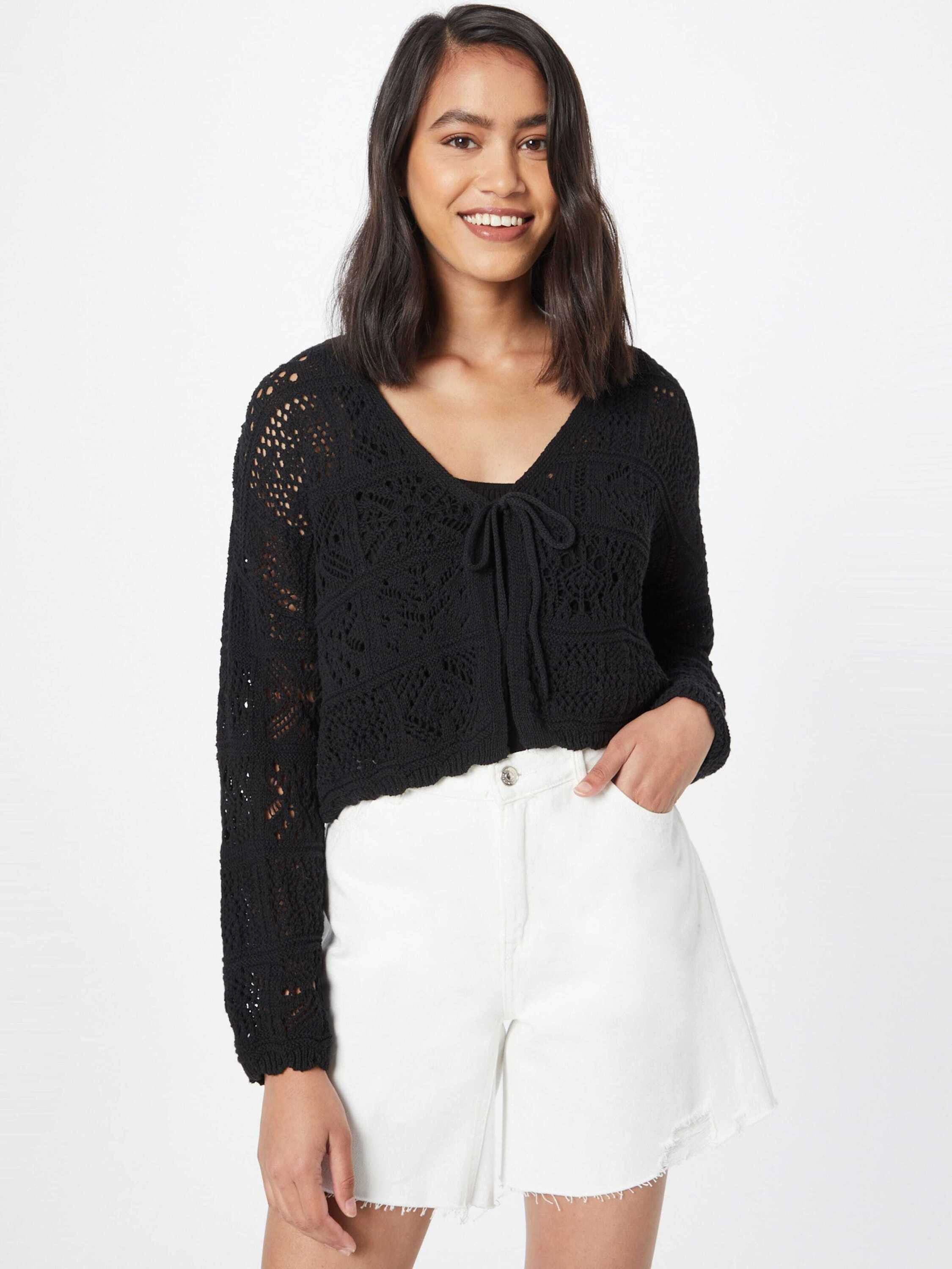 ONLY Strickjacke (1-tlg) Lochmuster günstig online kaufen