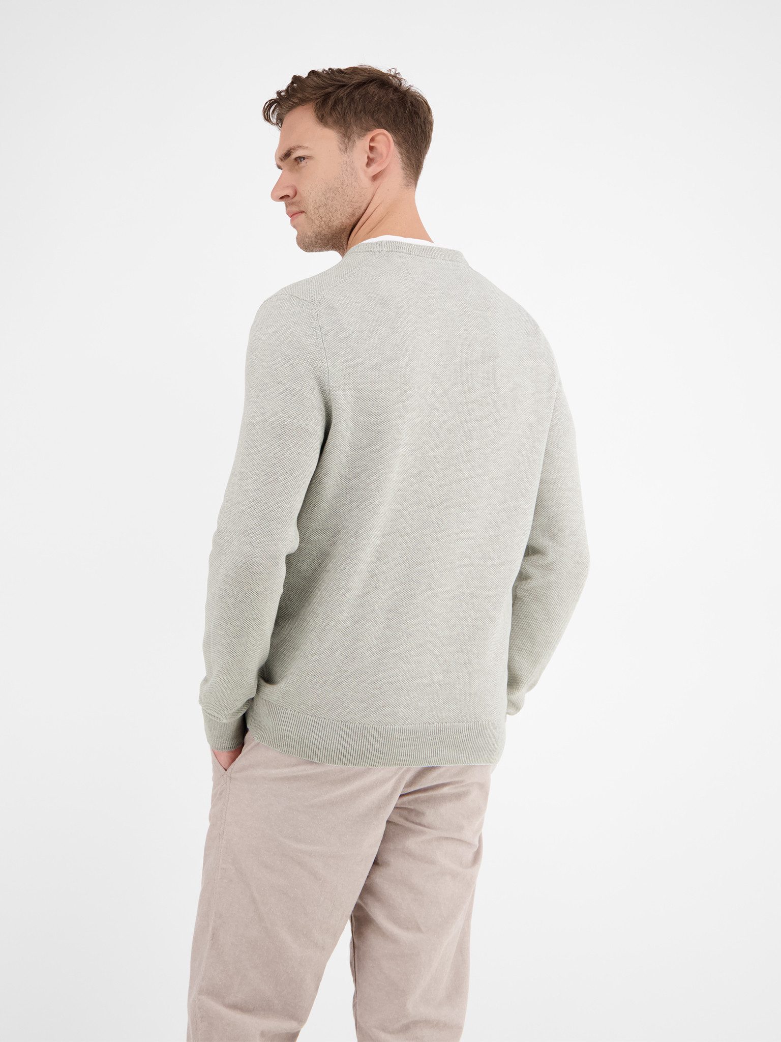 LERROS Strickpullover mit Logo Stickerei günstig online kaufen