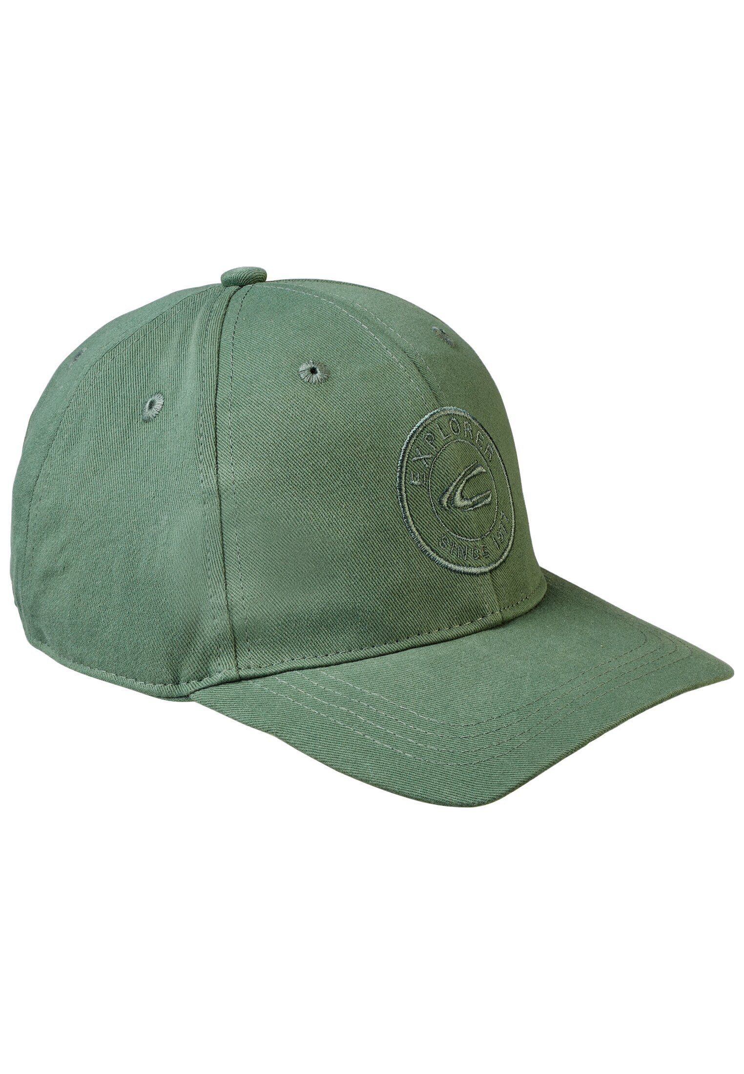 camel active Baseball Cap aus reiner Baumwolle Grün