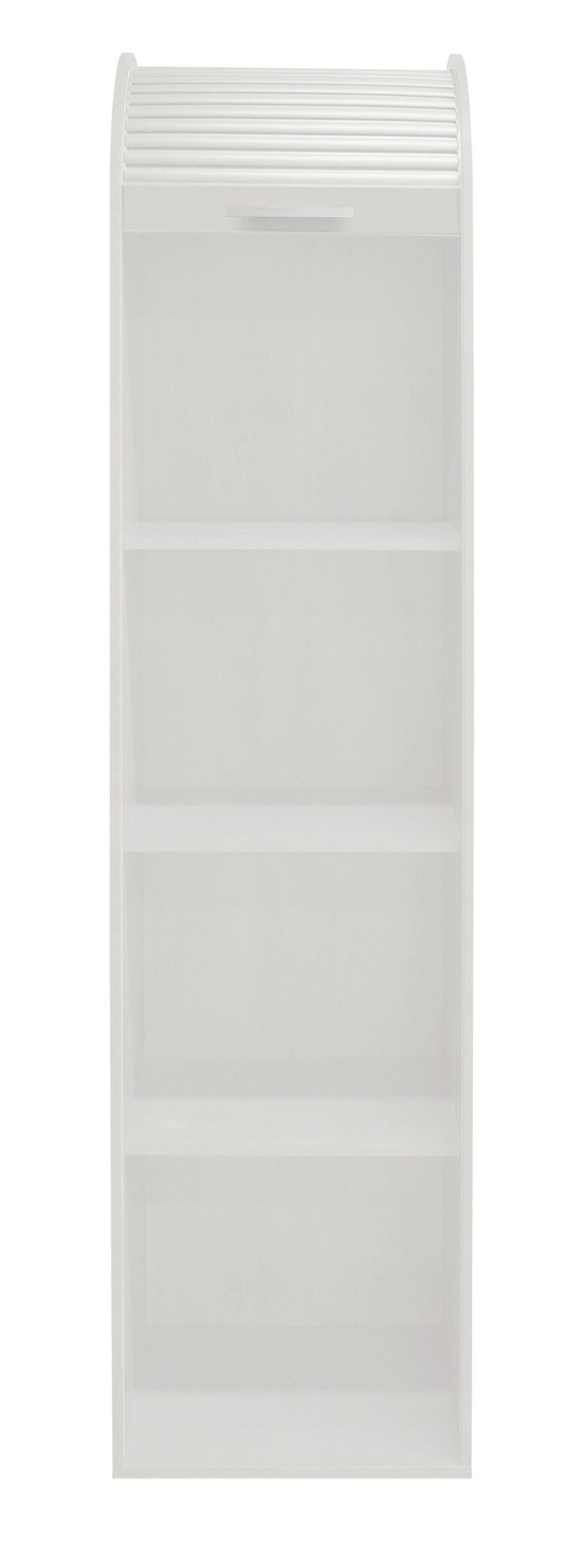 möbelando Jalousieschrank Jalousieschrank matt (BxHxT: cm) weiß weiß lack Einlegeböden mit in / 46x192x44 2