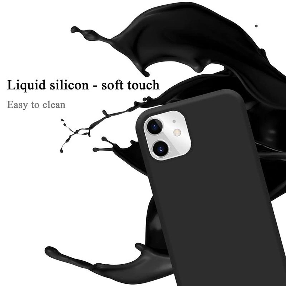 Cadorabo Handyhülle für iPhone 11 Hülle Apple iPhone 11, Flexible Hülle TPU Silikon Schutzhülle Back Cover Case