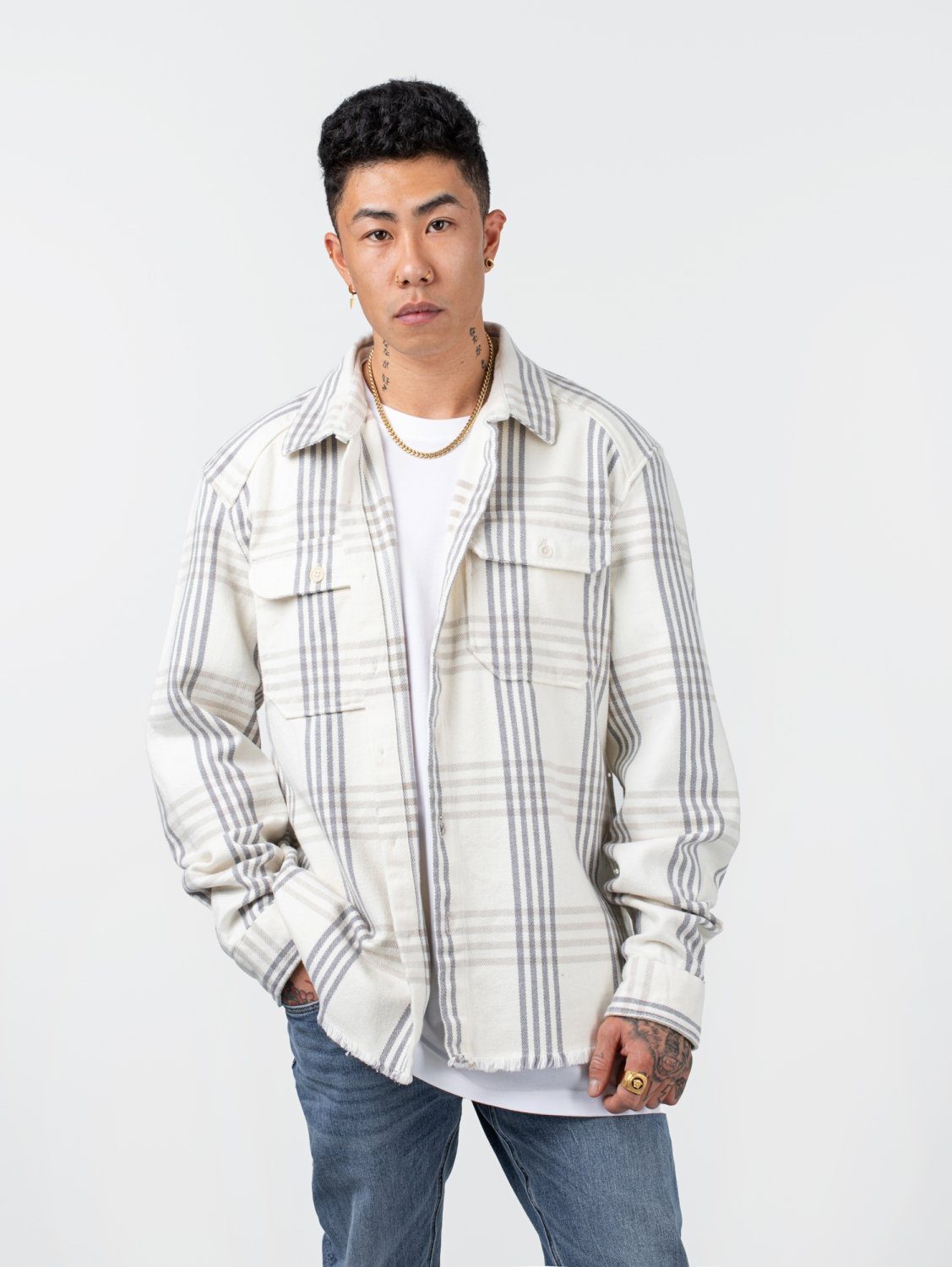 Drykorn Langarmhemd Drykorn Phasmo Overshirt