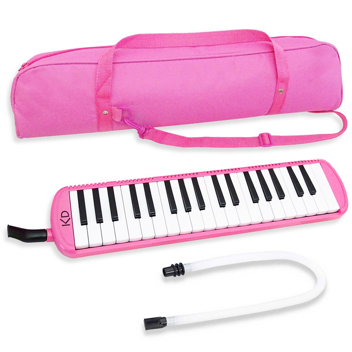 keepdrum Melodica keepdrum Melodica Pink 37 Tasten mit Tasche