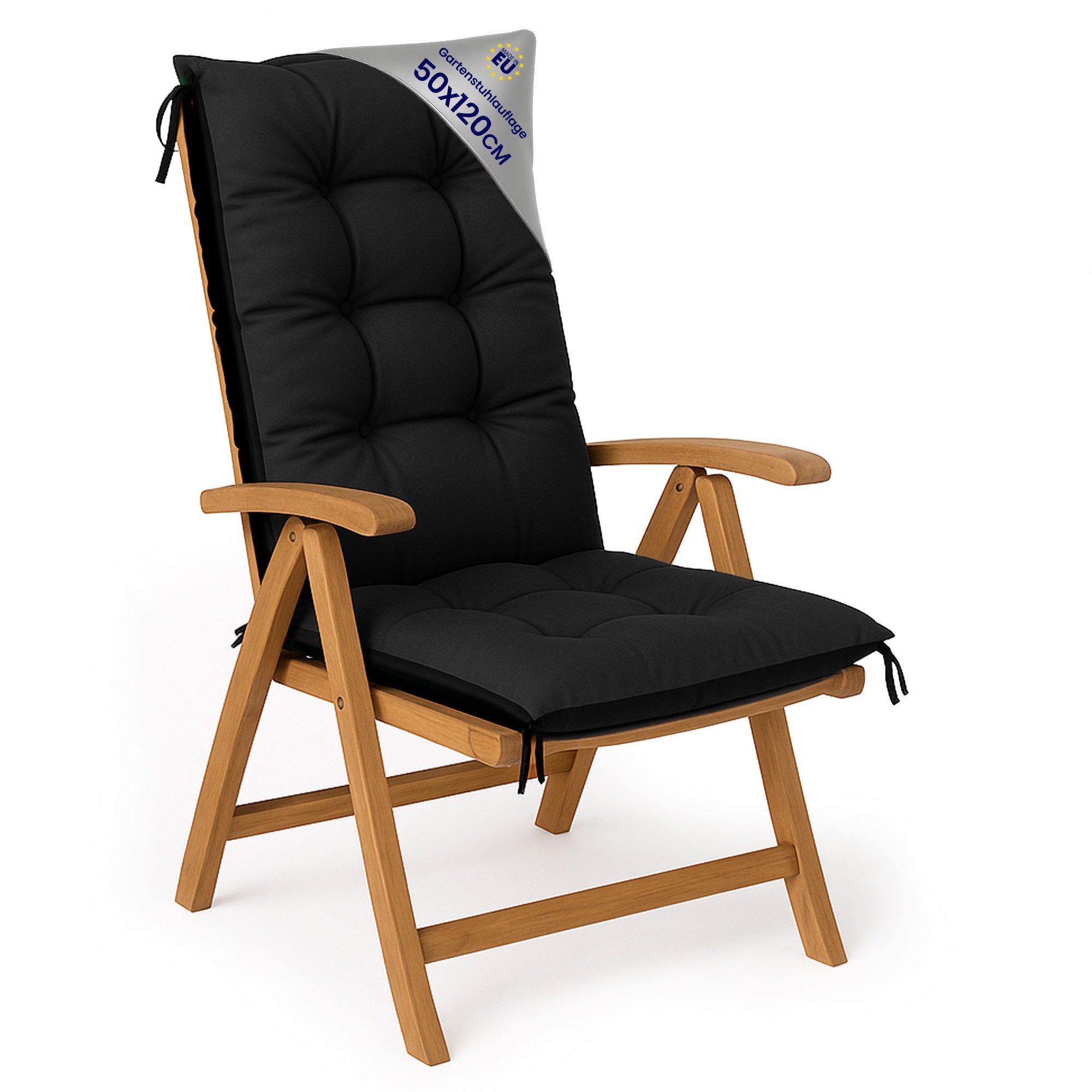 Amazinggirl Hochlehnerauflage Gartenstuhl Hochlehner Auflagen - Sitzauflagen, (1 St)