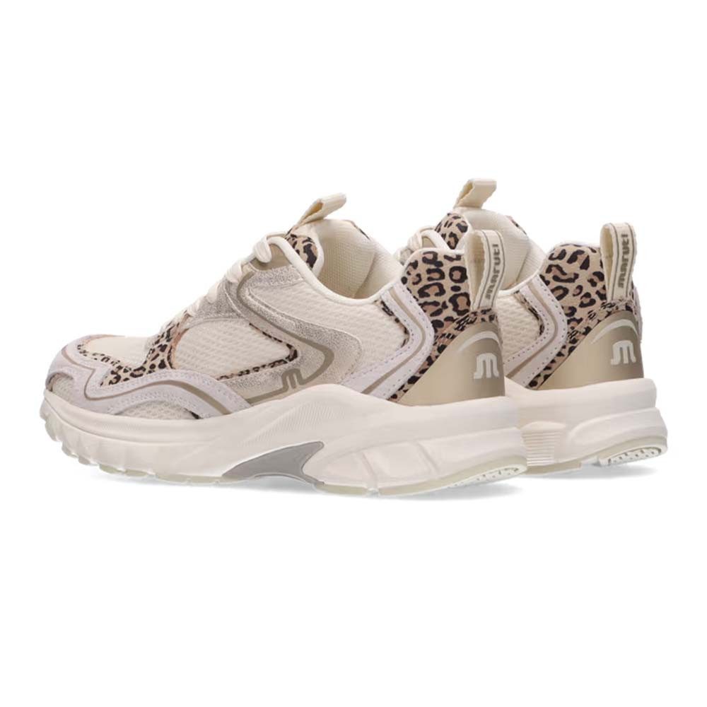 Maruti Novi Leather - beige-Leopard Sneaker