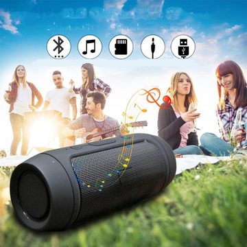 GelldG Bluetooth Lautsprecher Musikbox Tragbarer Bluetooth Box Kabelloser Lautsprecher