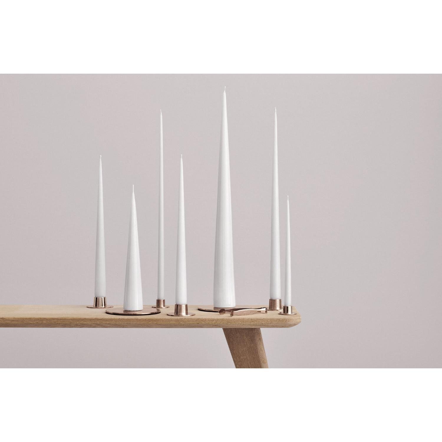 ester & erik Tafelkerze Kegelkerzen Set Cone Candle Ivory (2-teilig)
