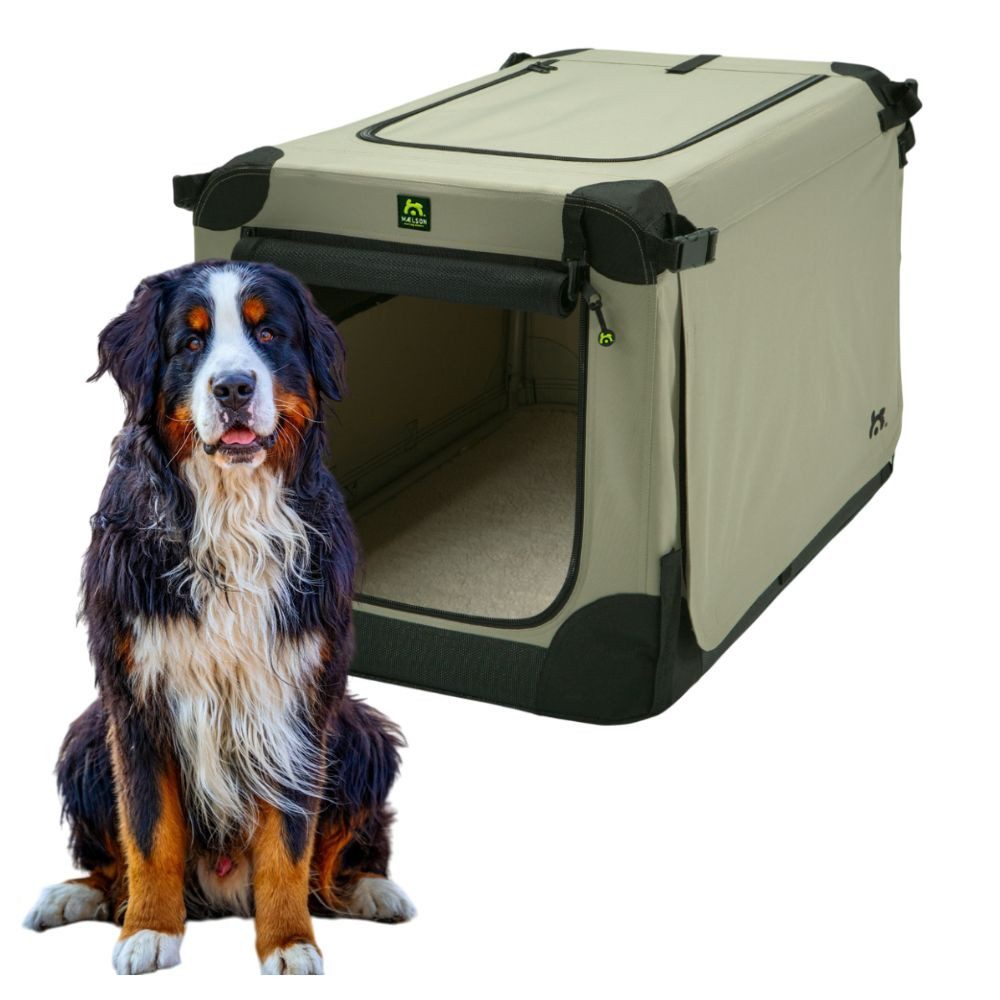 MAELSON Hunde-Transportbox Soft Kennel faltbare Hundebox / Tier Transportbox XXL