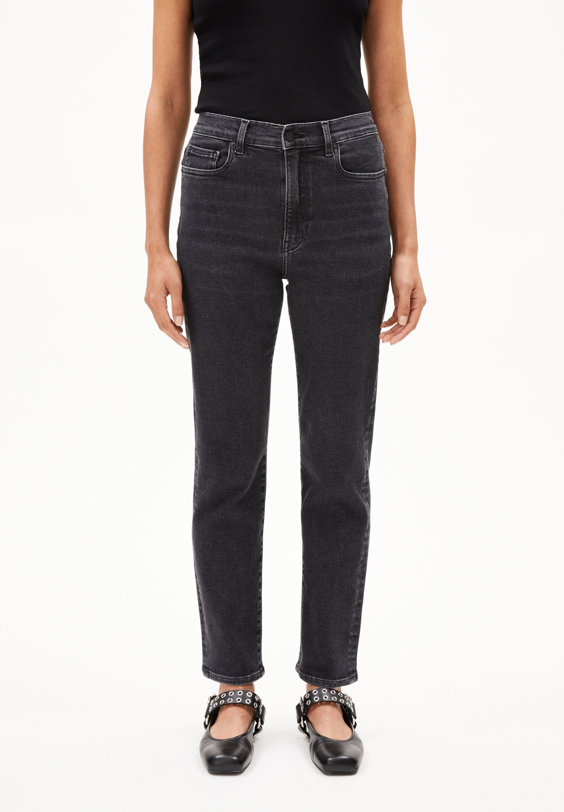 Armedangels Slim-fit-Jeans LEJAANI Slim Jeans Bio-Baumwoll Mix X-Stretch (X-Stretch) High waist