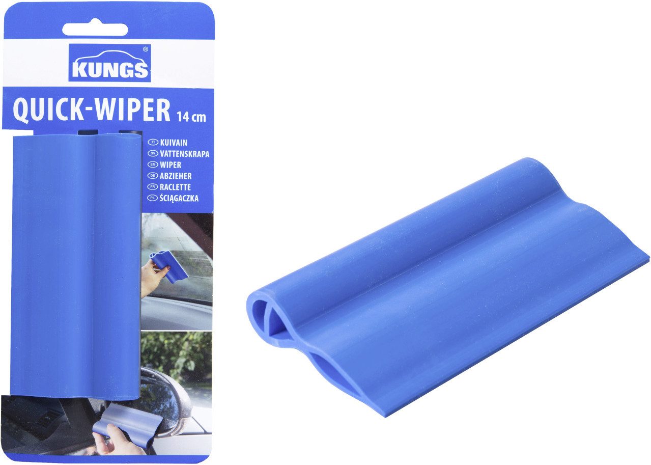 Kungs Silikon Kungs Quick-Wiper Silikon-Abzieher blau