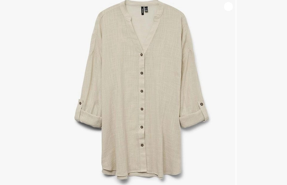 Vero Moda Hemdbluse VMBRITA LS LONG SHIRT WVN günstig online kaufen