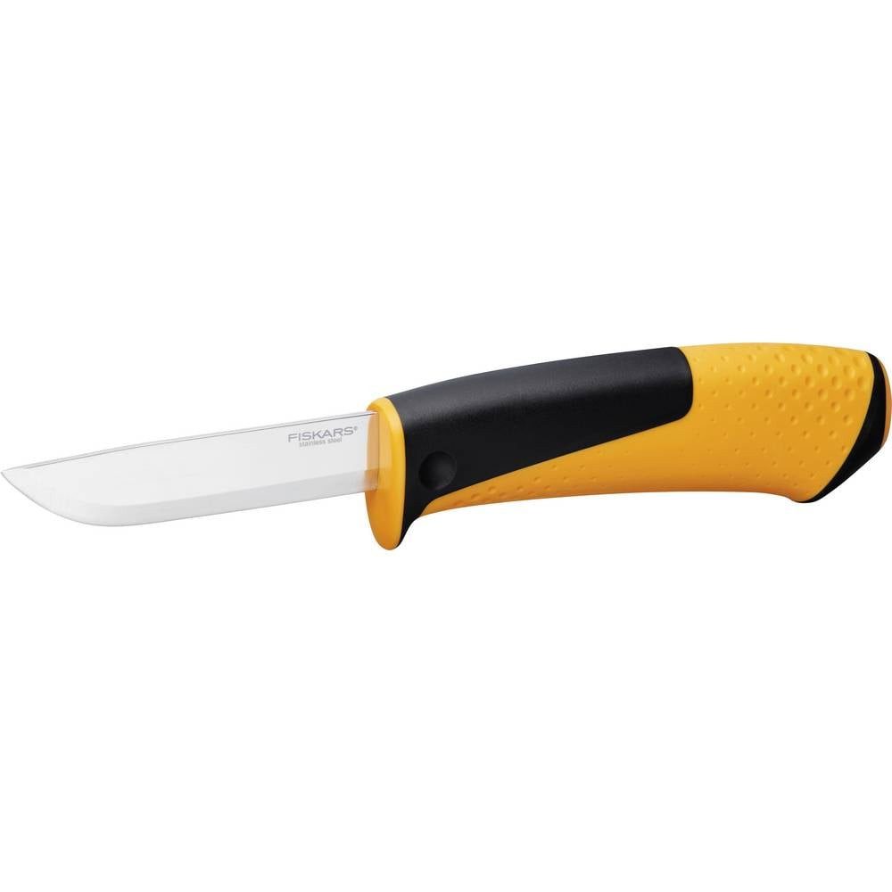 Fiskars Allzweckmesser 1023618 Allzweckmesser Schwarz, Orange Klingenlänge 90 mm