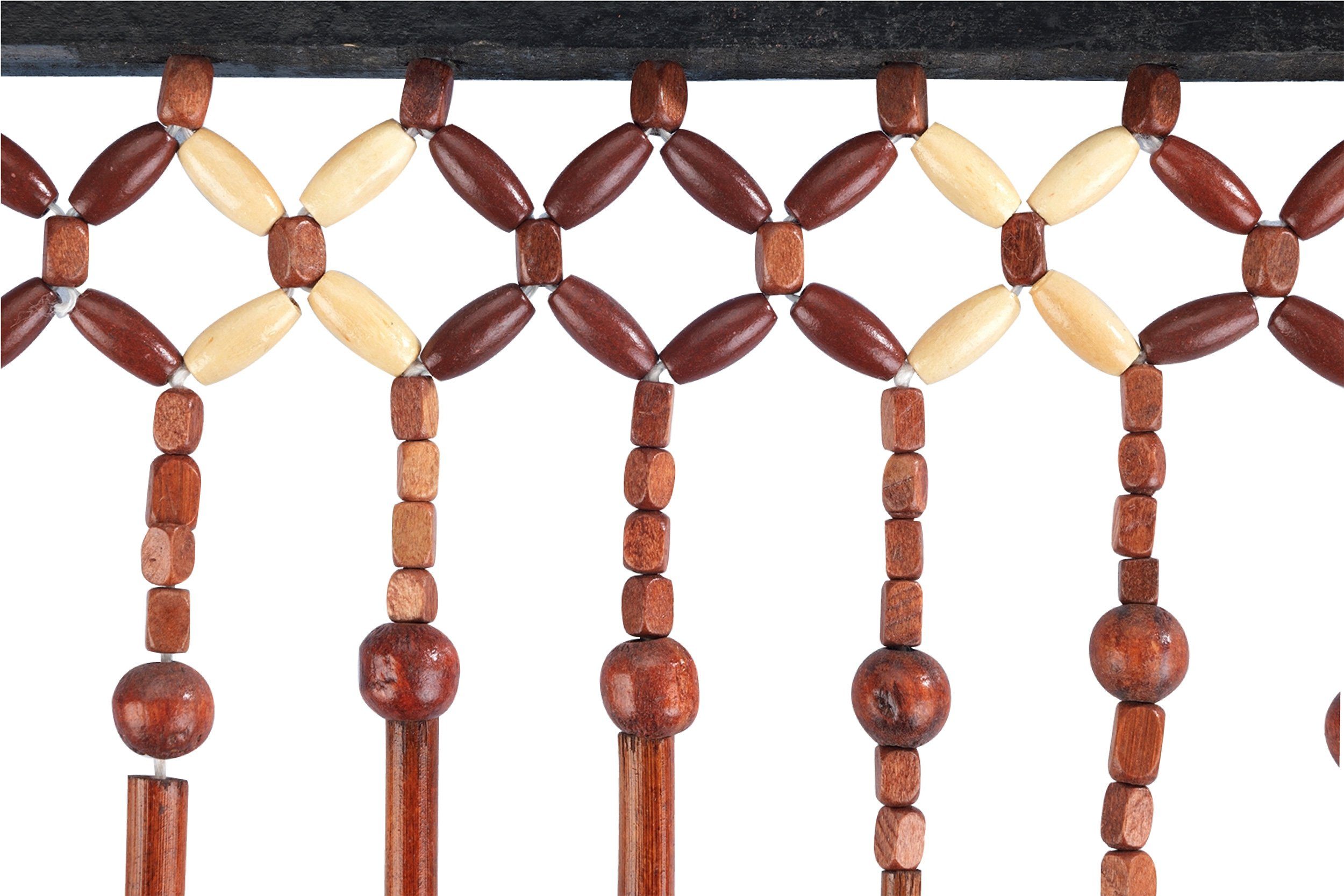 Maximex Türvorhang Holzperlen (1 St), Hakenaufhängung, blickdicht, Handarbe günstig online kaufen