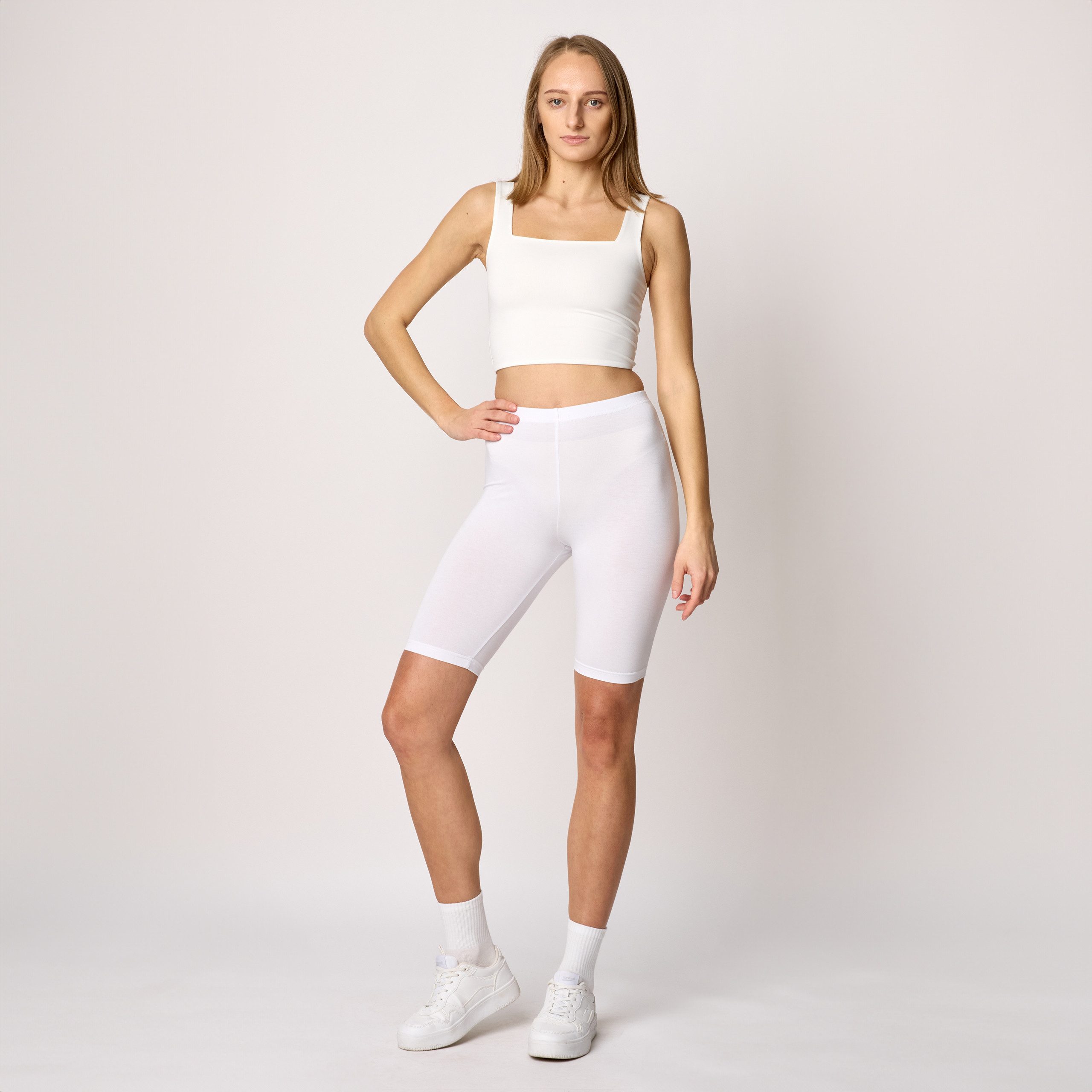 Bellivalini Leggings Damen Shorts aus Viskose BLV50-149 (1-tlg) elastischer günstig online kaufen