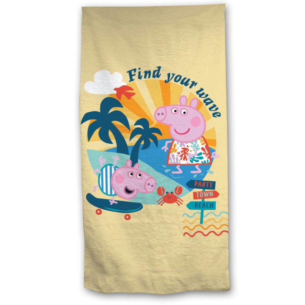 Peppa Pig Strandtuch Peppa Wutz Pig günstig online kaufen