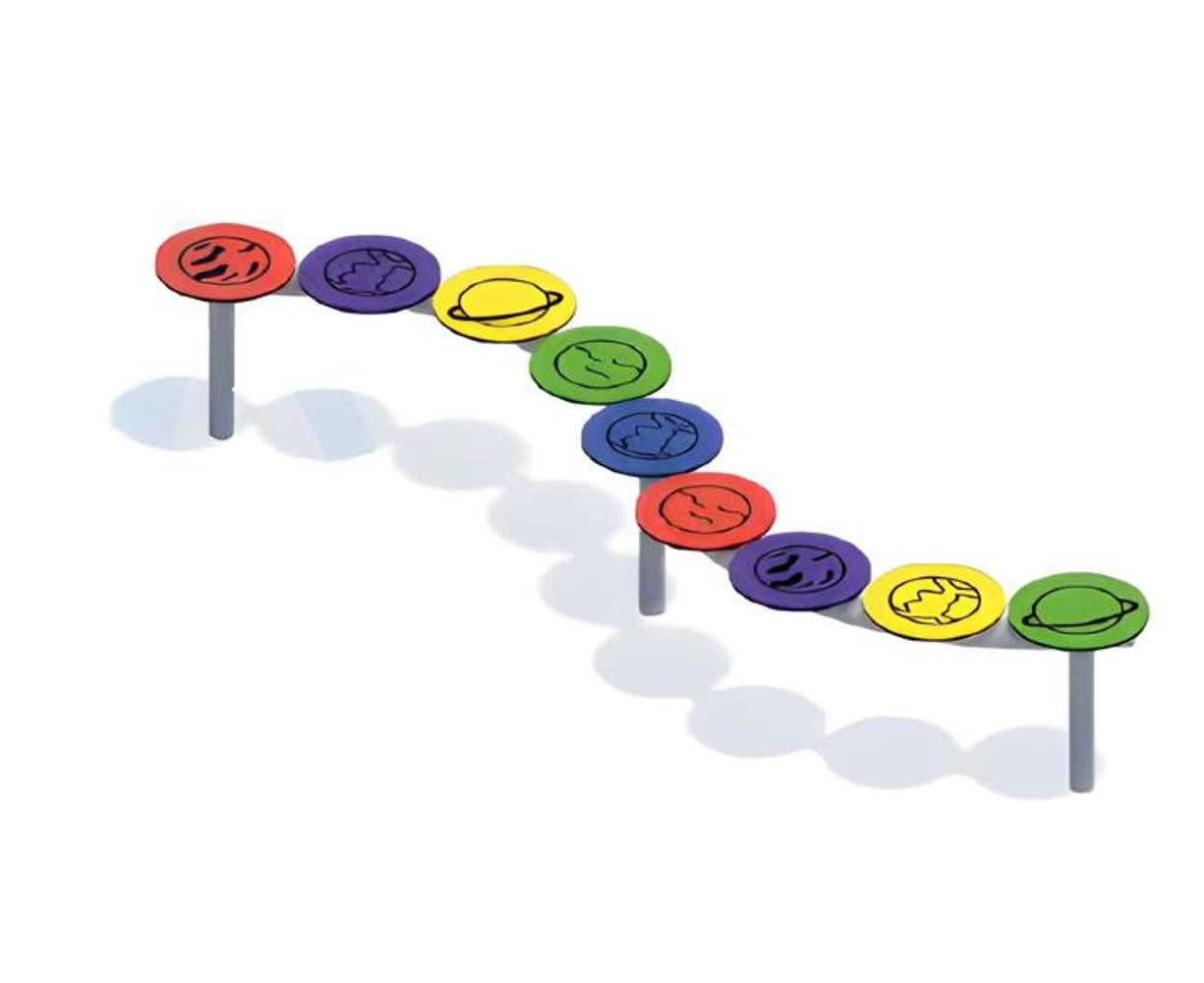 Xlmoebel Balanceboard Spaßplatz Kinder-Spielplatz Spielfläche Klettergerüst Rutsche, Hergestellt in Europa