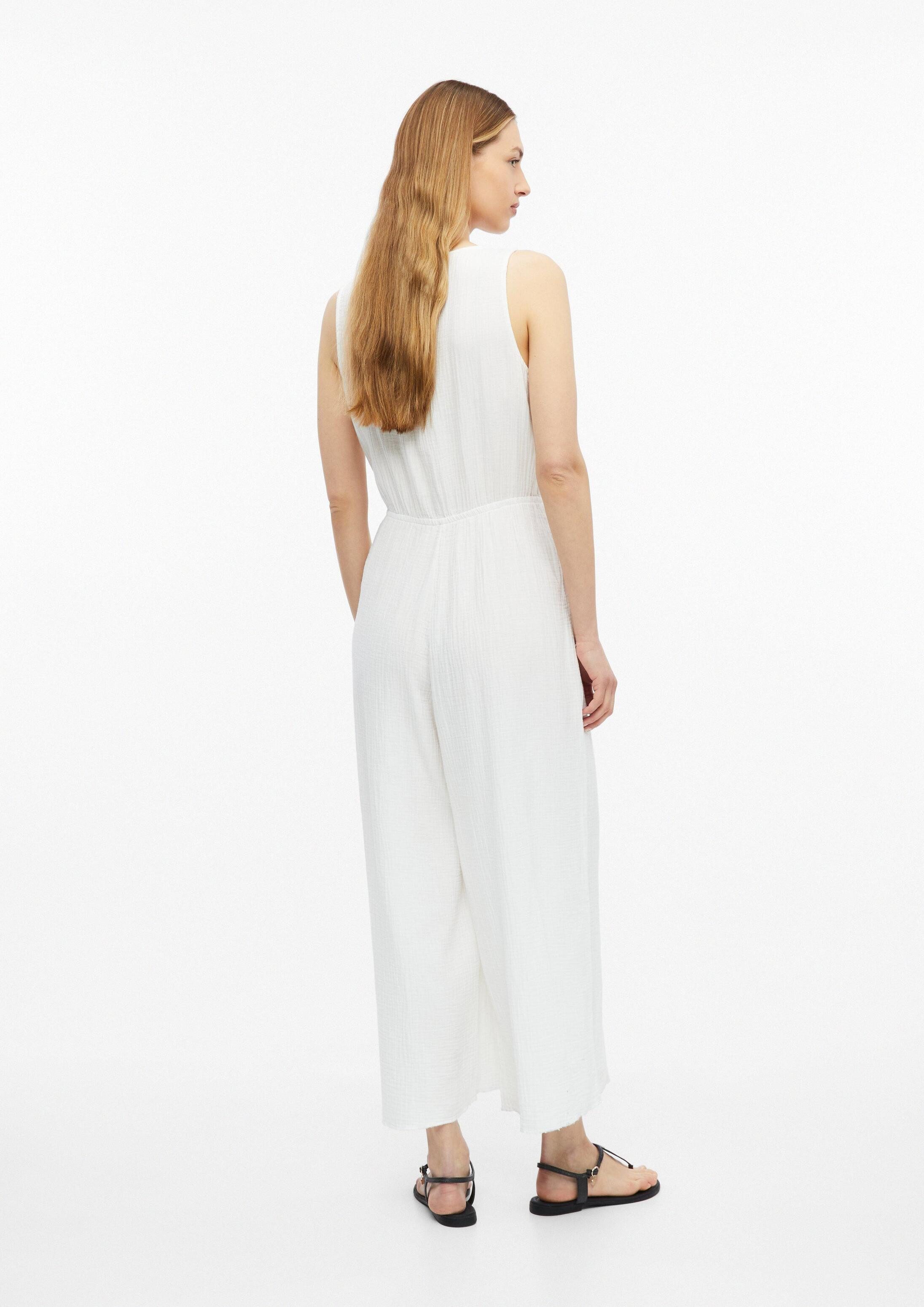 s.Oliver Jumpsuit Overall Overall aus Musselin mit elastischer Taille