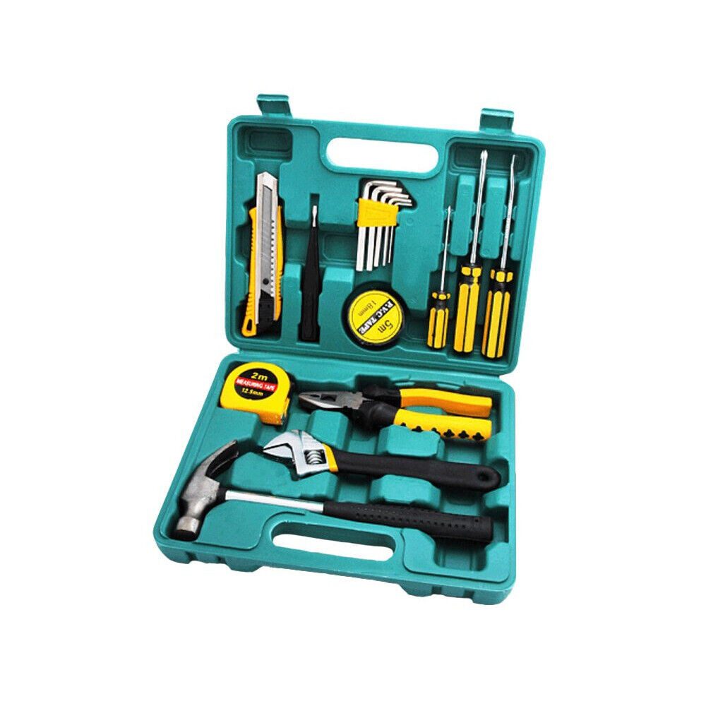 VERK GROUP Werkzeugset Werkzeugkoffer Werkzeug Set Tools 16 Teile Kasten Box Kiste Heimwerker
