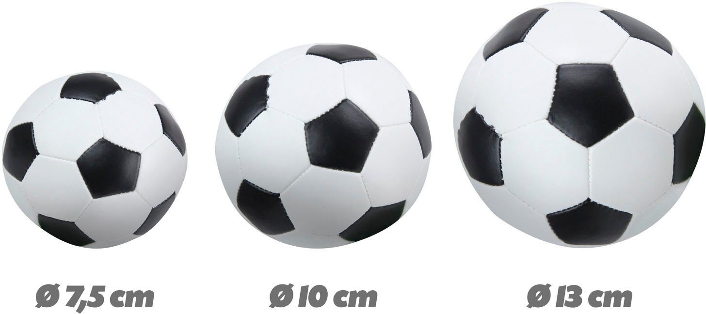 Lena® Softball Soft-Fußbälle, 3er-Set, Größen verschiedene