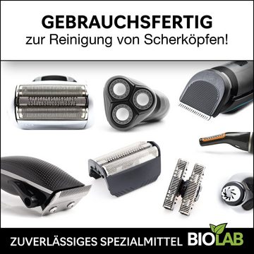 BIOLAB Scherkopfreiniger Spray Elektrorasierer Reinigungslösung (1-St. 100 ml Sprühflasche)