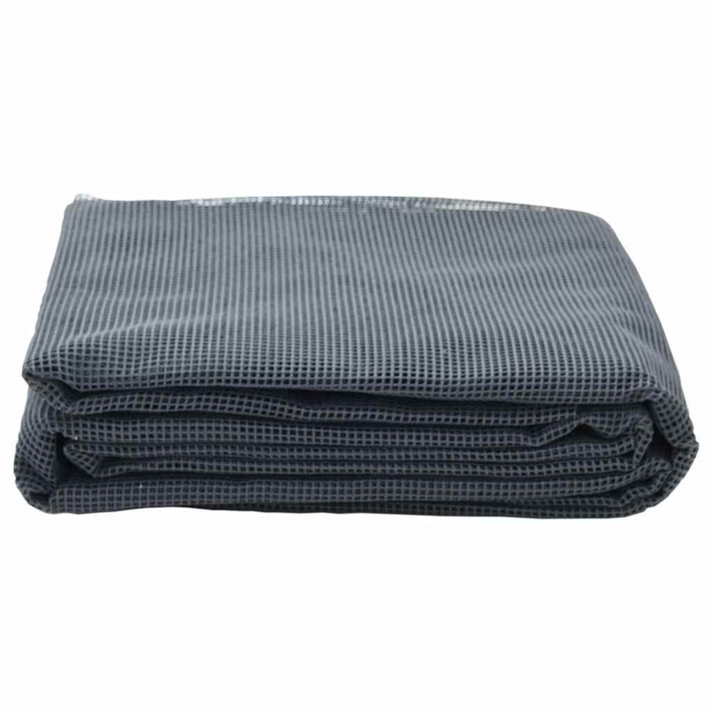 vidaXL Zeltteppiche Zeltteppich Anthrazit 250 x 250 cm Polyester, Quadratisch