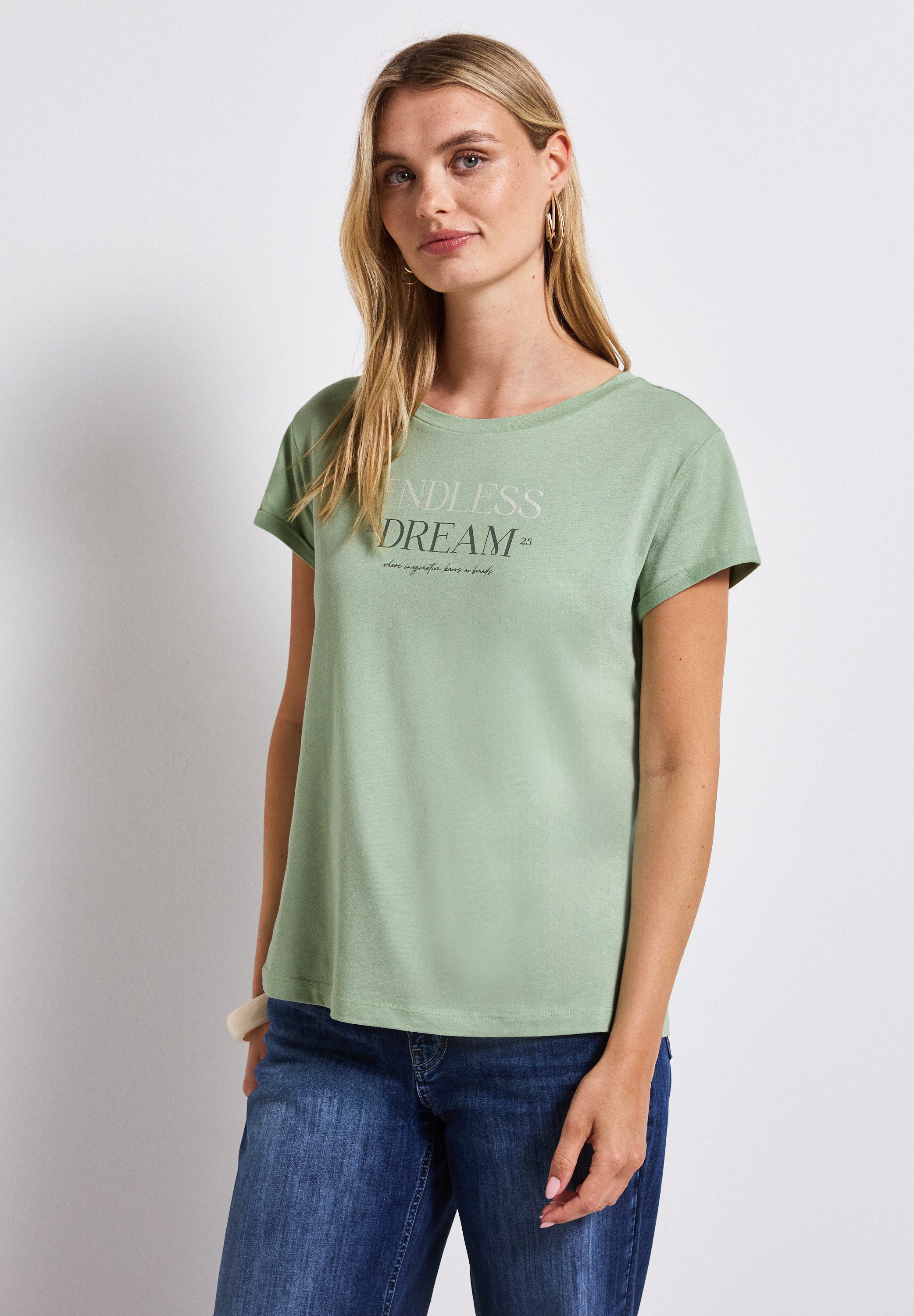 STREET ONE T-Shirt, mit Rundhalsausschnitt günstig online kaufen