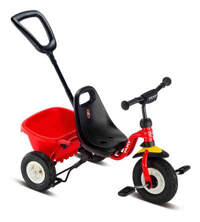 Puky Dreirad »PUKY CEETY AIR Dreirad Carry-Touring-Kipper-Luft rot«, für Kinder mit einer Körpergröße von 85 bis 100 cm, Freilaufautomatik mit Arretierung, Handbremse und Sicherheitslenkergriffe, Gewicht: 6 kg