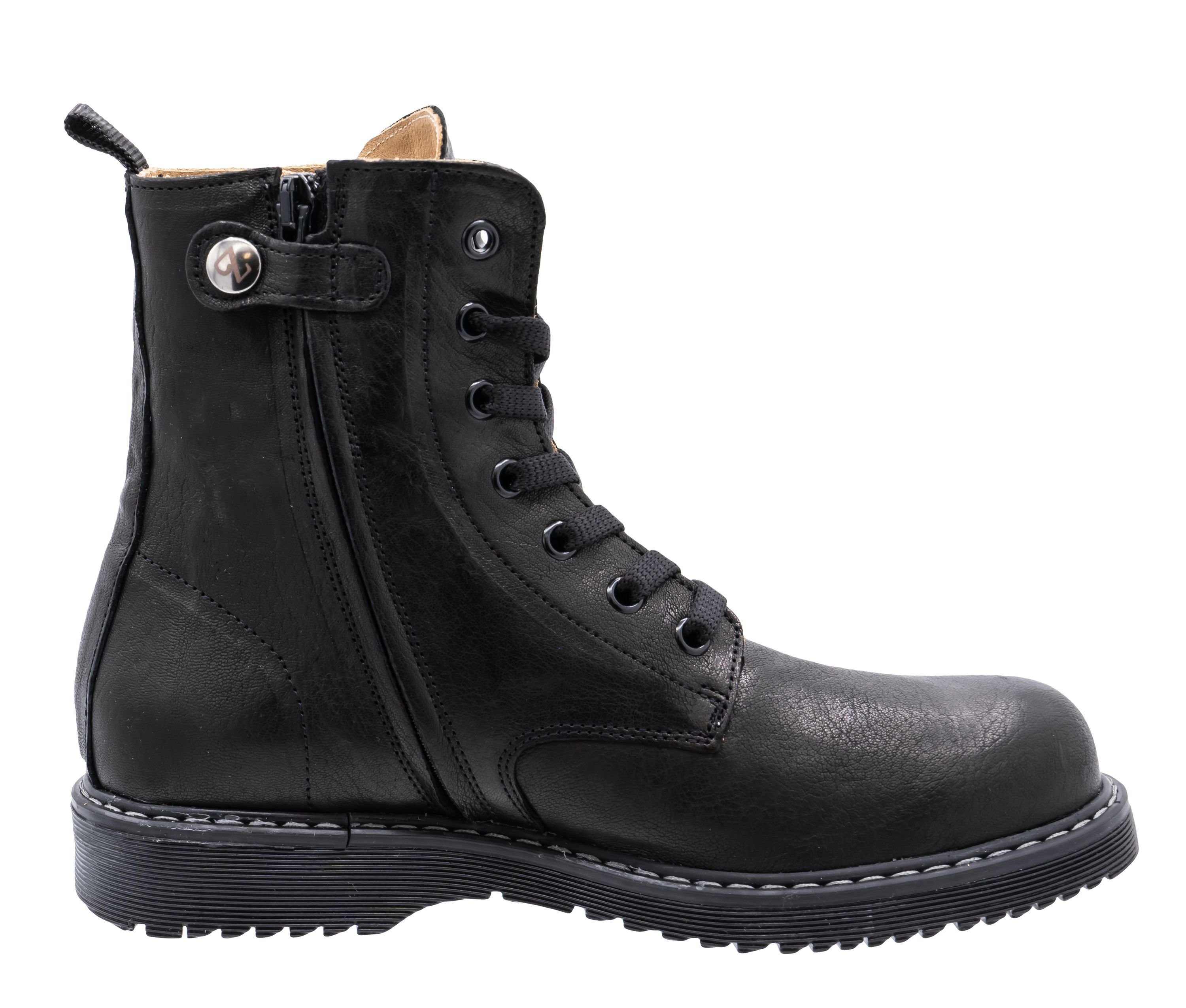 Zecchino d'Oro Zecchino d'Oro Stiefel M16 7602 Boots Leder Stiefelette schwarz Stiefelette