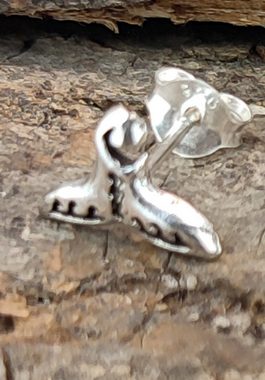 Kiss of Leather Paar Ohrstecker Walflosse Ohrring 925 Silber Ohrringe Ohr Paarpreis Sterling Silber