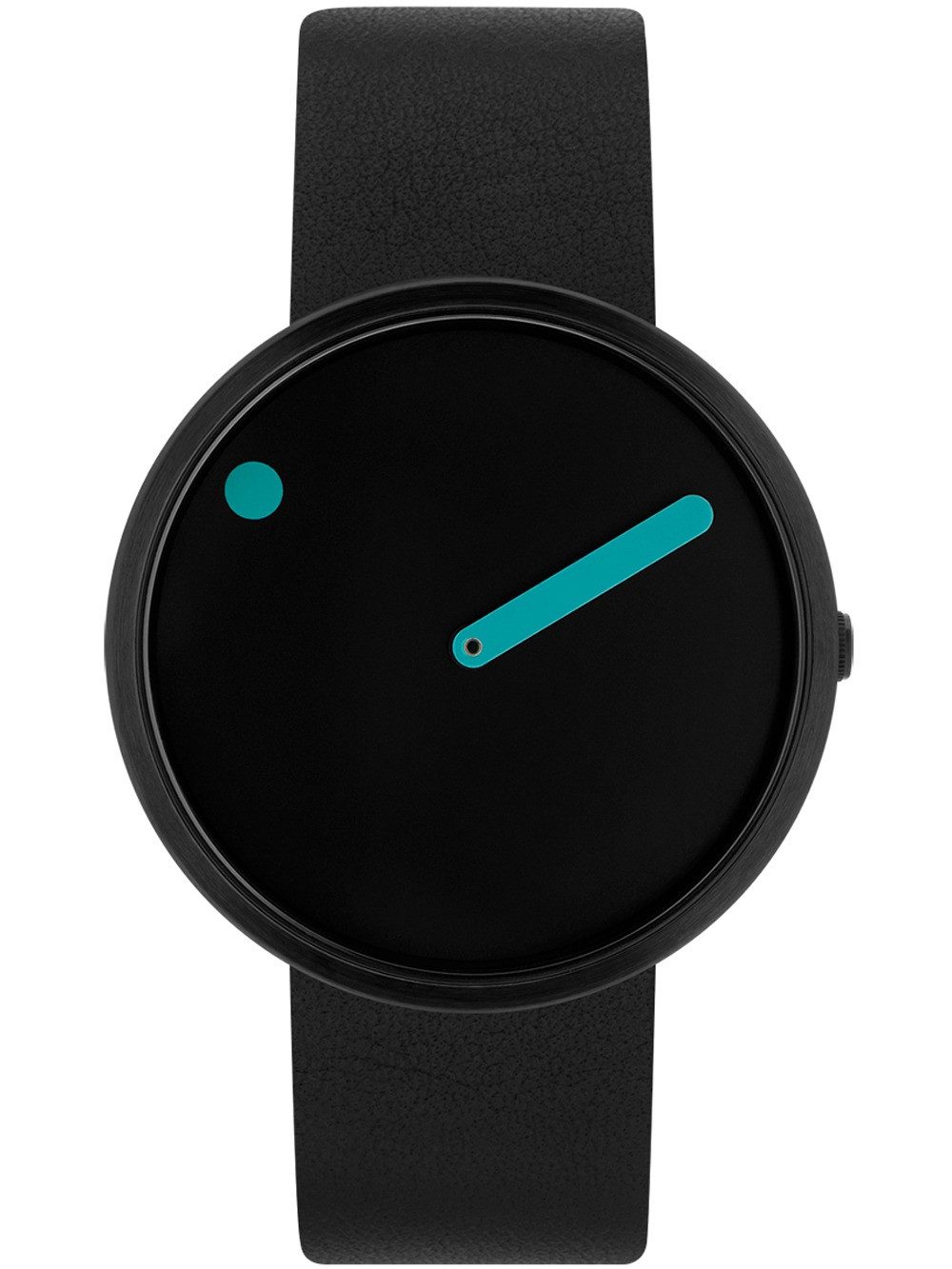 PICTO Quarzuhr Picto 43350-4120B Unisex Black 40mm 5ATM Picto 43350-4120B Unisex Black 40mm 5ATM