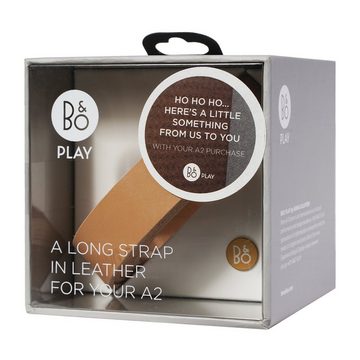 B&O-Play Lautsprecher-Hülle A2 Long Strap Natural Leder-Riemen Griff Lang, by BANG & Olufsen Beoplay