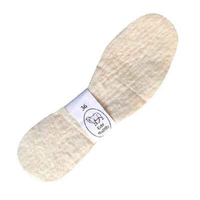 HomeOfSocks Einlegesohlen »Isolierende Wollfilz Schuh Einlagen 100% Wolle« (1 Paar), Weiche flexible Einlegesohle 100% Wolle zuschneidbar