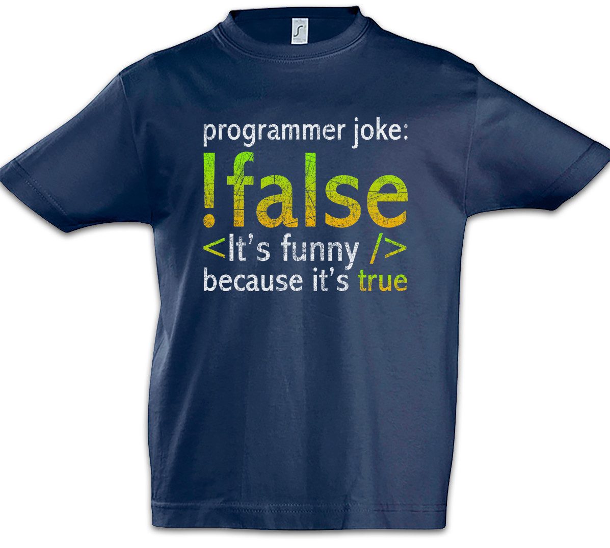 Print-Shirt Programmer Joke Kinder T-Shirt Informatiker Informatik Computer