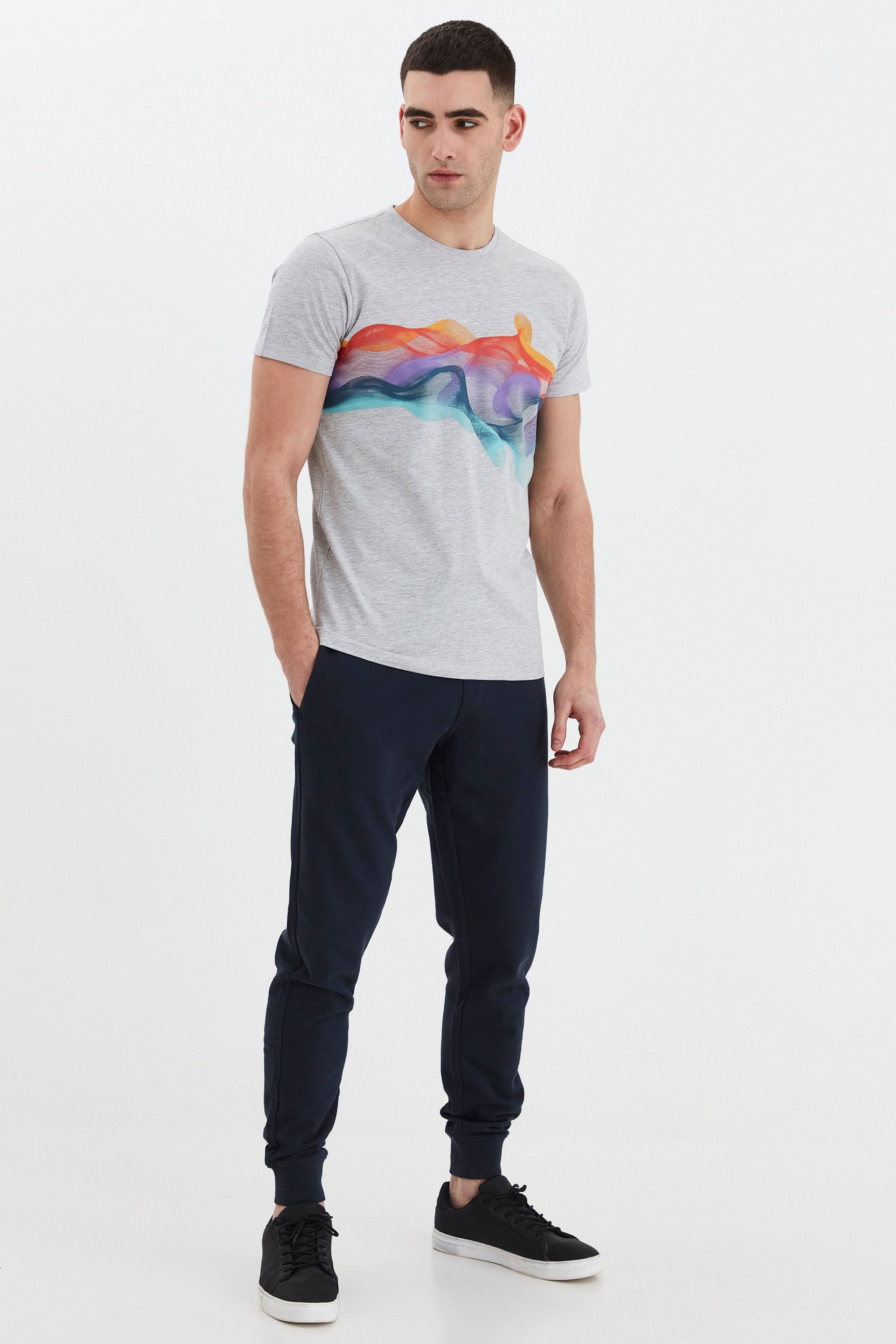 !Solid Print-Shirt SDPedro T-Shirt mit Print