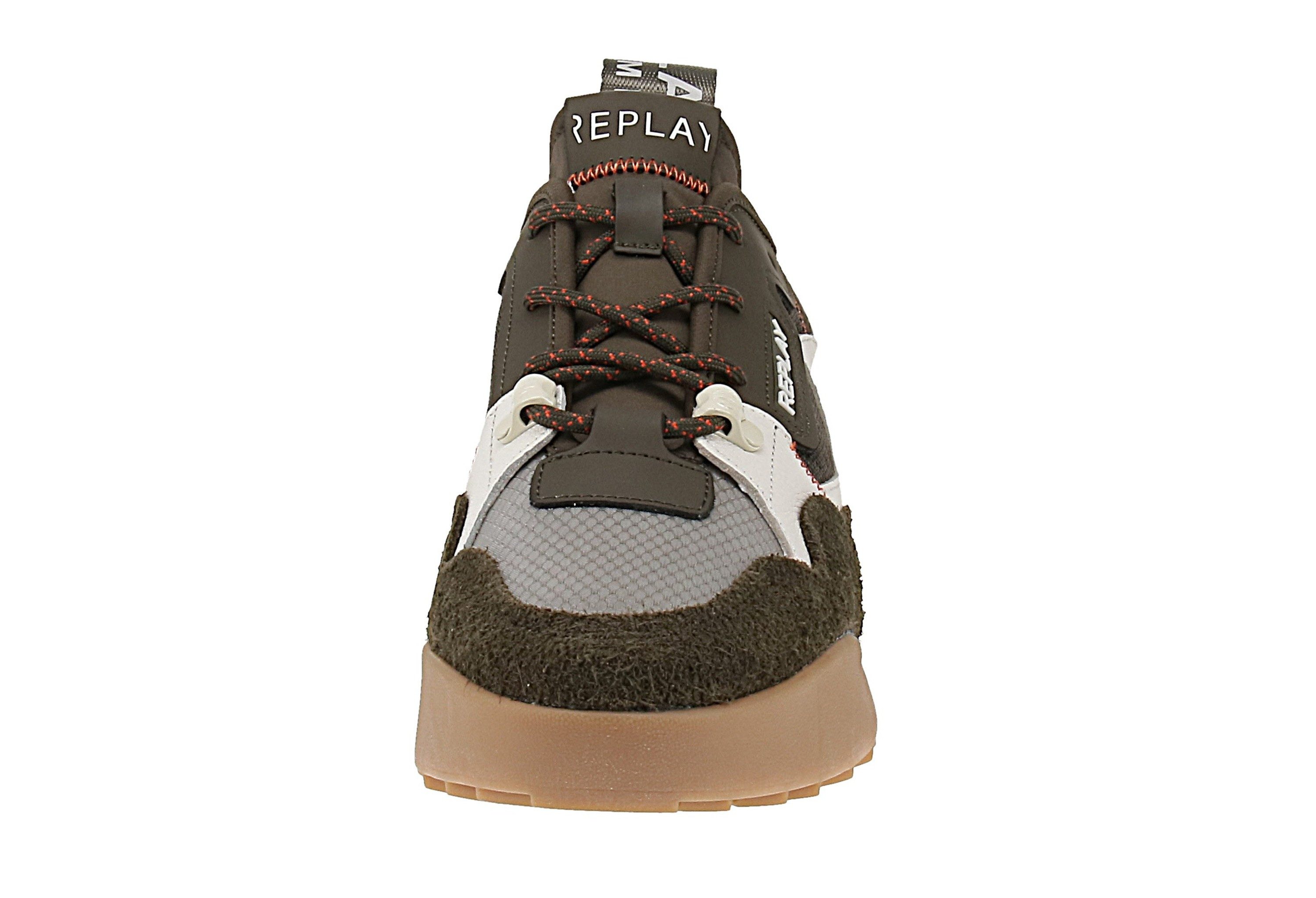 Replay Replay Field Edge 26 GMS1P C0074L - Herren Sneaker - 039-Mil-Green Sneaker