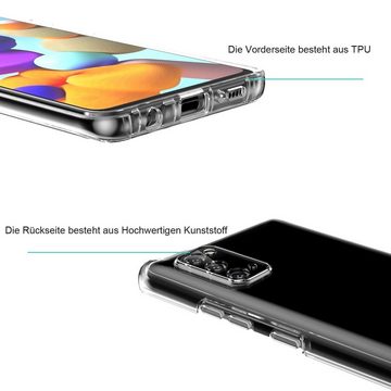 Numerva Handyhülle Anti Scratch Handyhülle für Apple iPhone 14, 360 Grad Schutz Hülle Display Kamera Schutz Cover Case