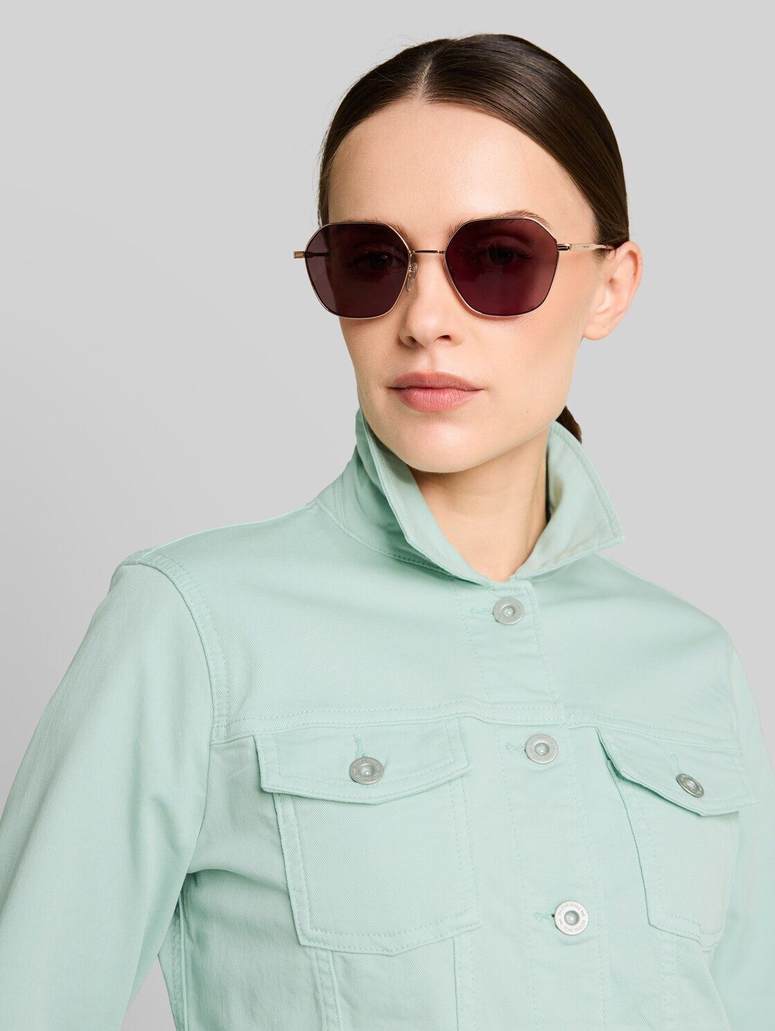 TOM TAILOR Sonnenbrille Eyewear (im Einserpack) Hexagon Sonnenbrille UV400