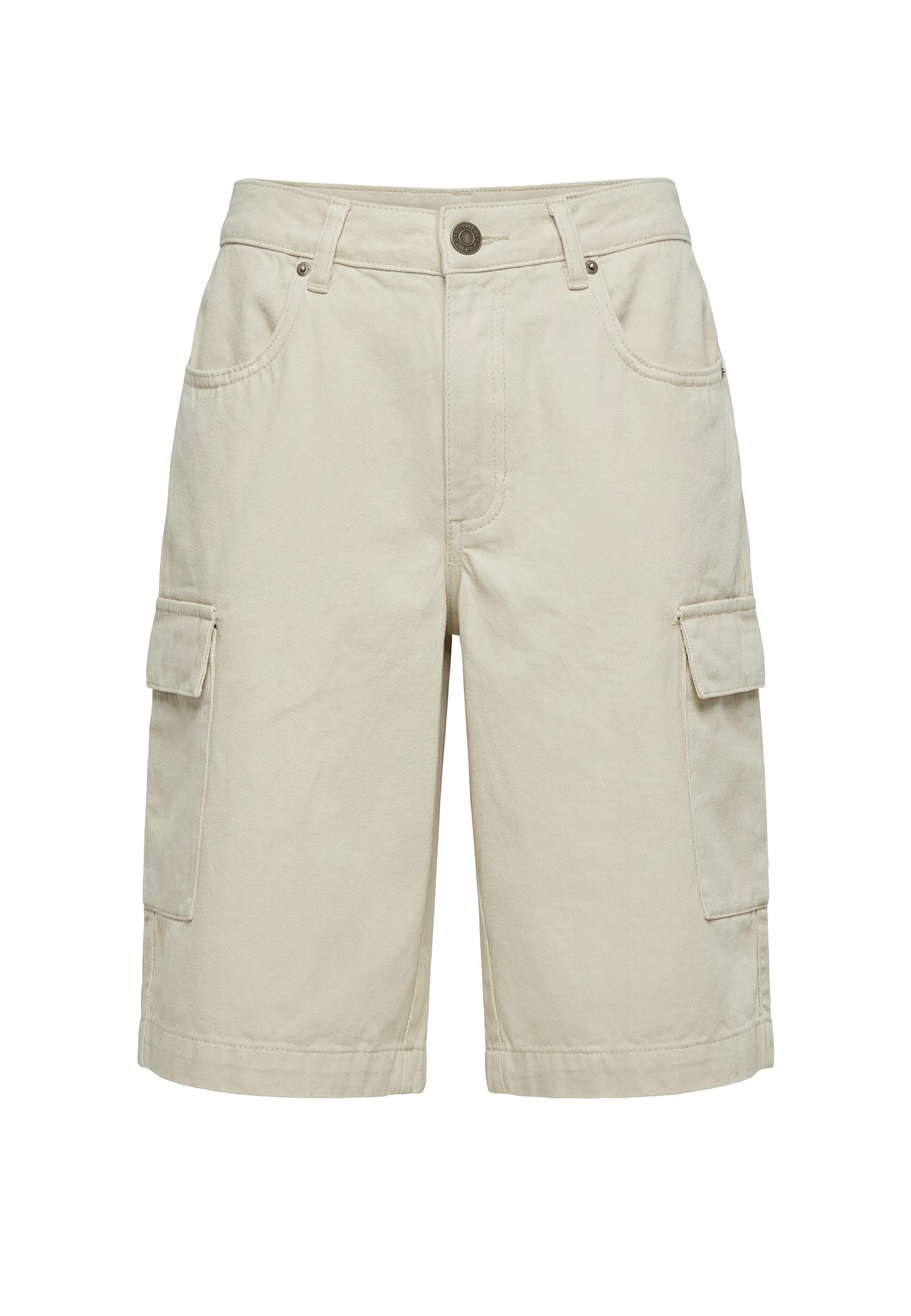 URBAN CLASSICS Cargoshorts Urban Classics Ladies Cotton Cargo Bermuda (1-tlg)