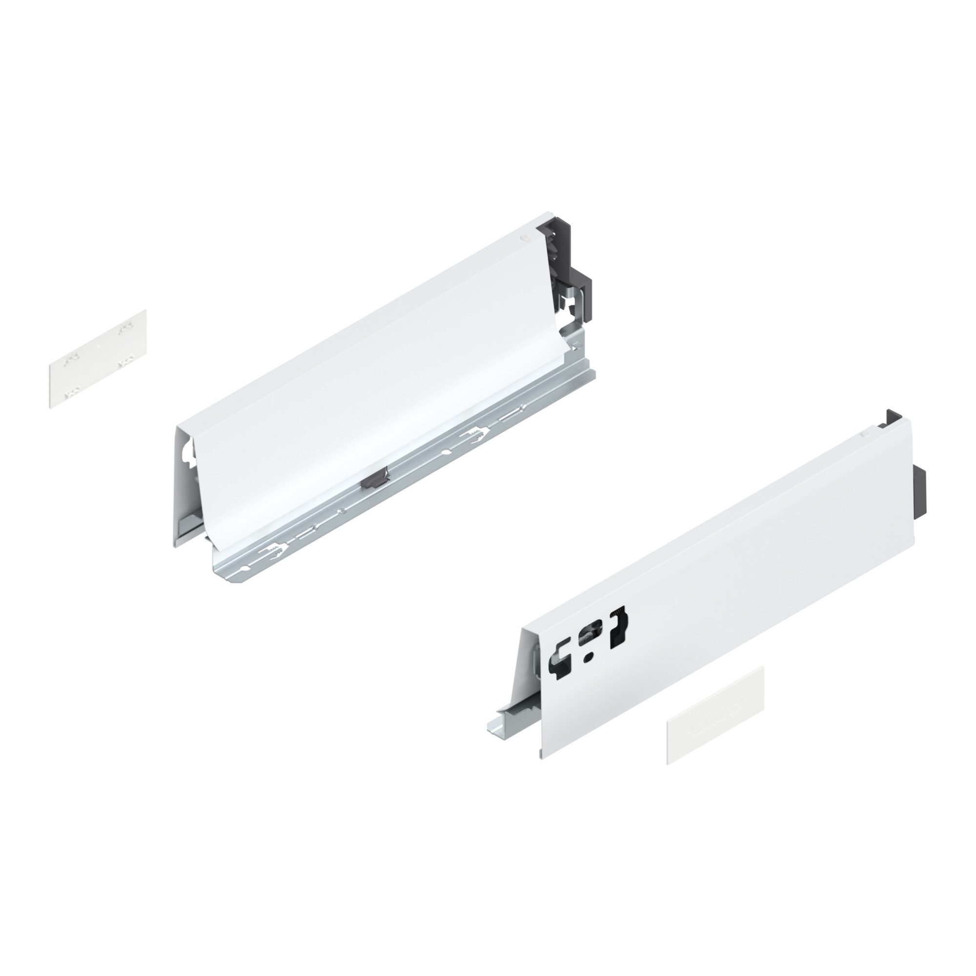 blum Teleskop-Vollauszug Blum TANDEMBOX Zarge, Höhe M 83 mm, NL 300 mm, links/rechts, für TANDE