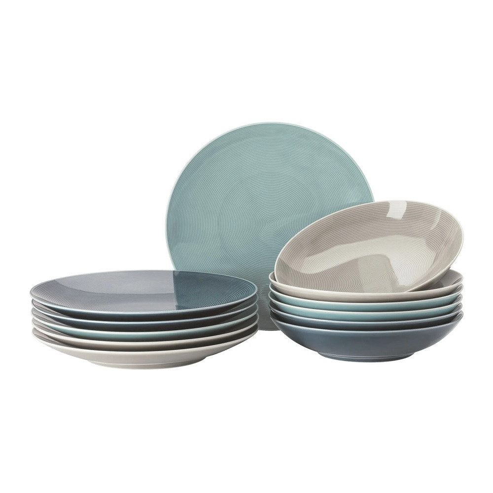 Thomas Porzellan Столовый сервиз Thomas Loft Colour Mixed Столовый сервиз 12 tlg. 3 Farben, 6 Personen, Porzellan