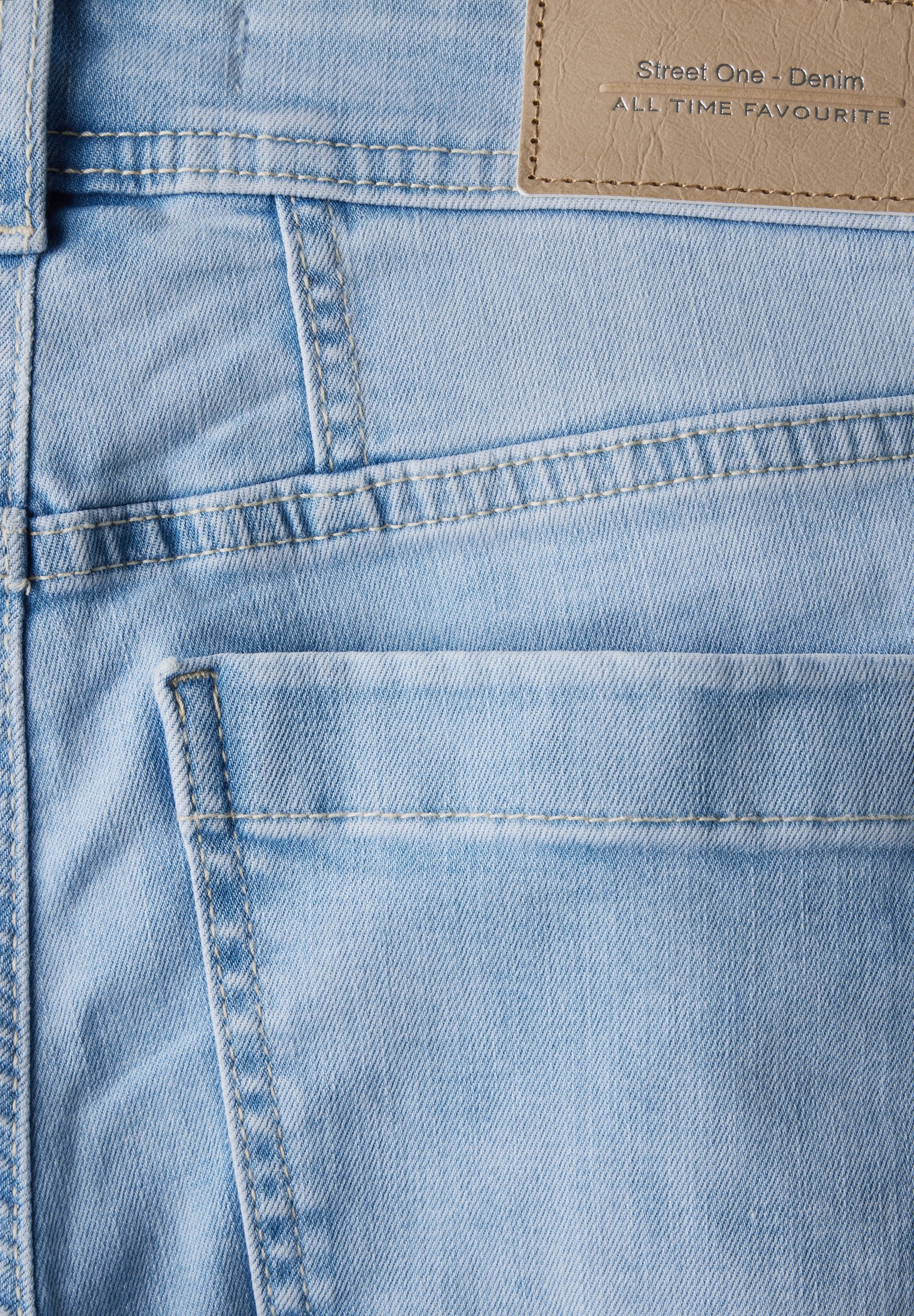 STREET ONE Slim-fit-Jeans, aus Baumwolle mit Stretchanteil günstig online kaufen