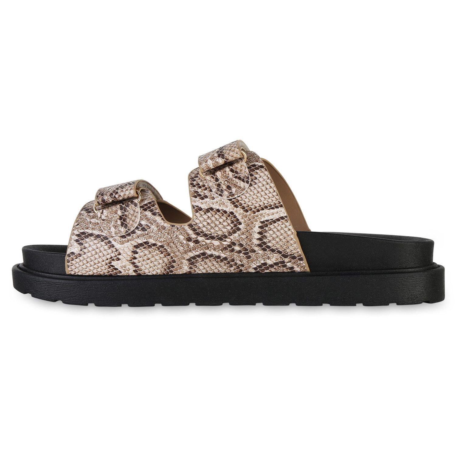 VAN HILL 841737 Sandalette Damen Pantoletten günstig online kaufen