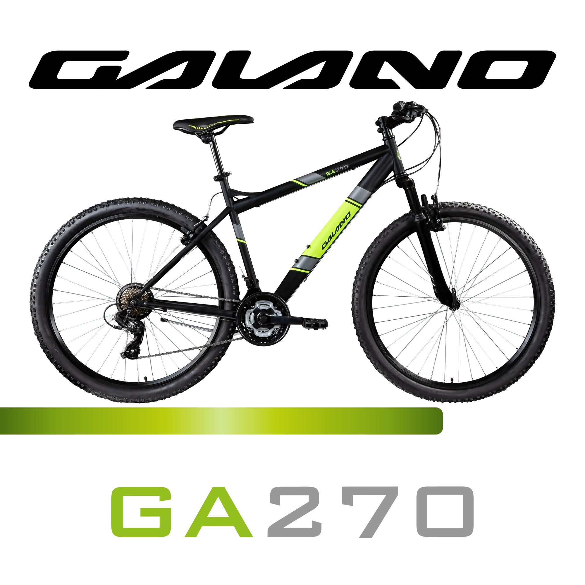 Galano Mountainbike GA270, 21 Gang Shimano Tourney Schaltwerk, Kettenschaltung, Mountainbike 27,5 Zoll Fahrrad Hardtail MTB 21 Gänge 160 - 175 cm