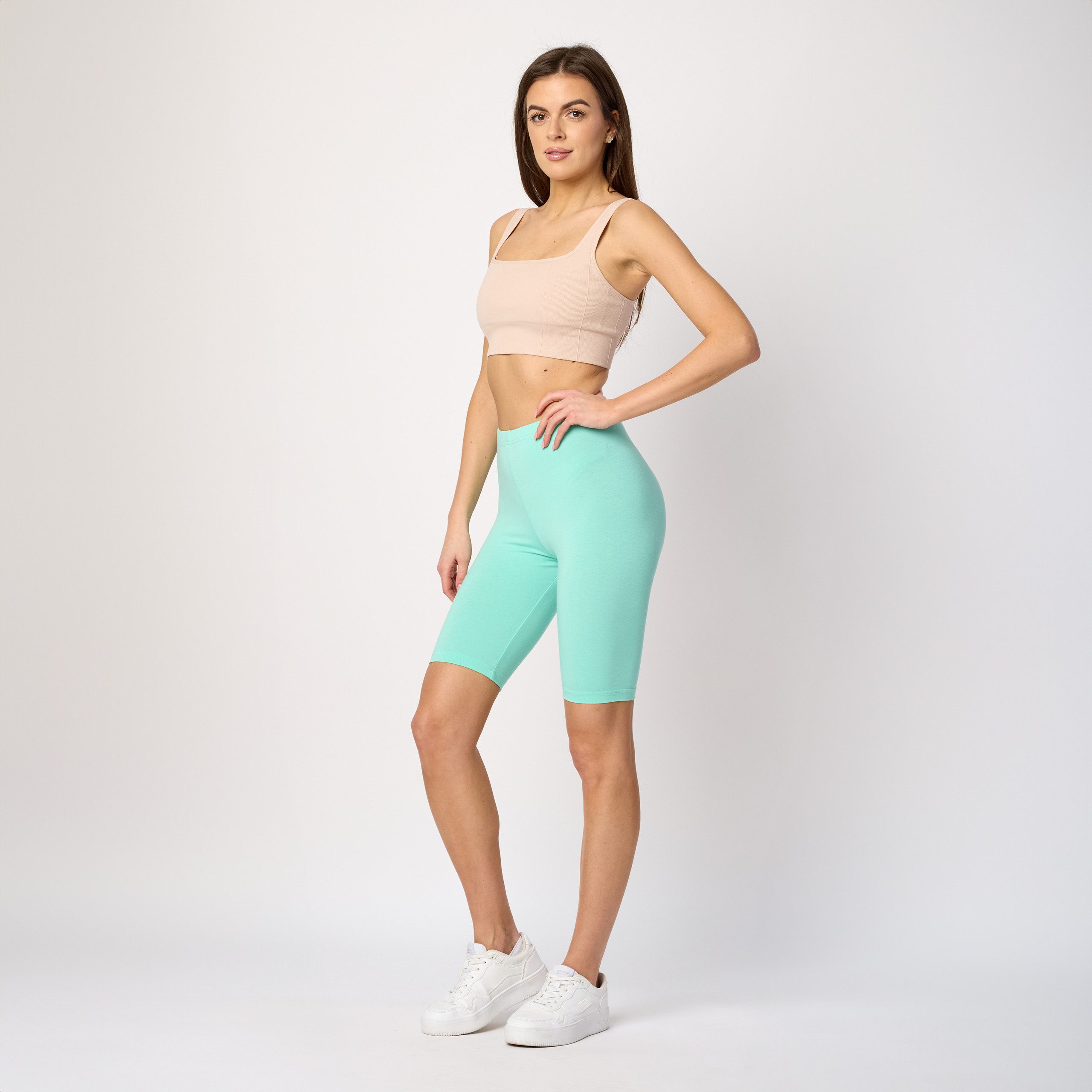 Bellivalini Leggings Damen Shorts aus Viskose BLV50-149 (1-tlg) elastischer günstig online kaufen