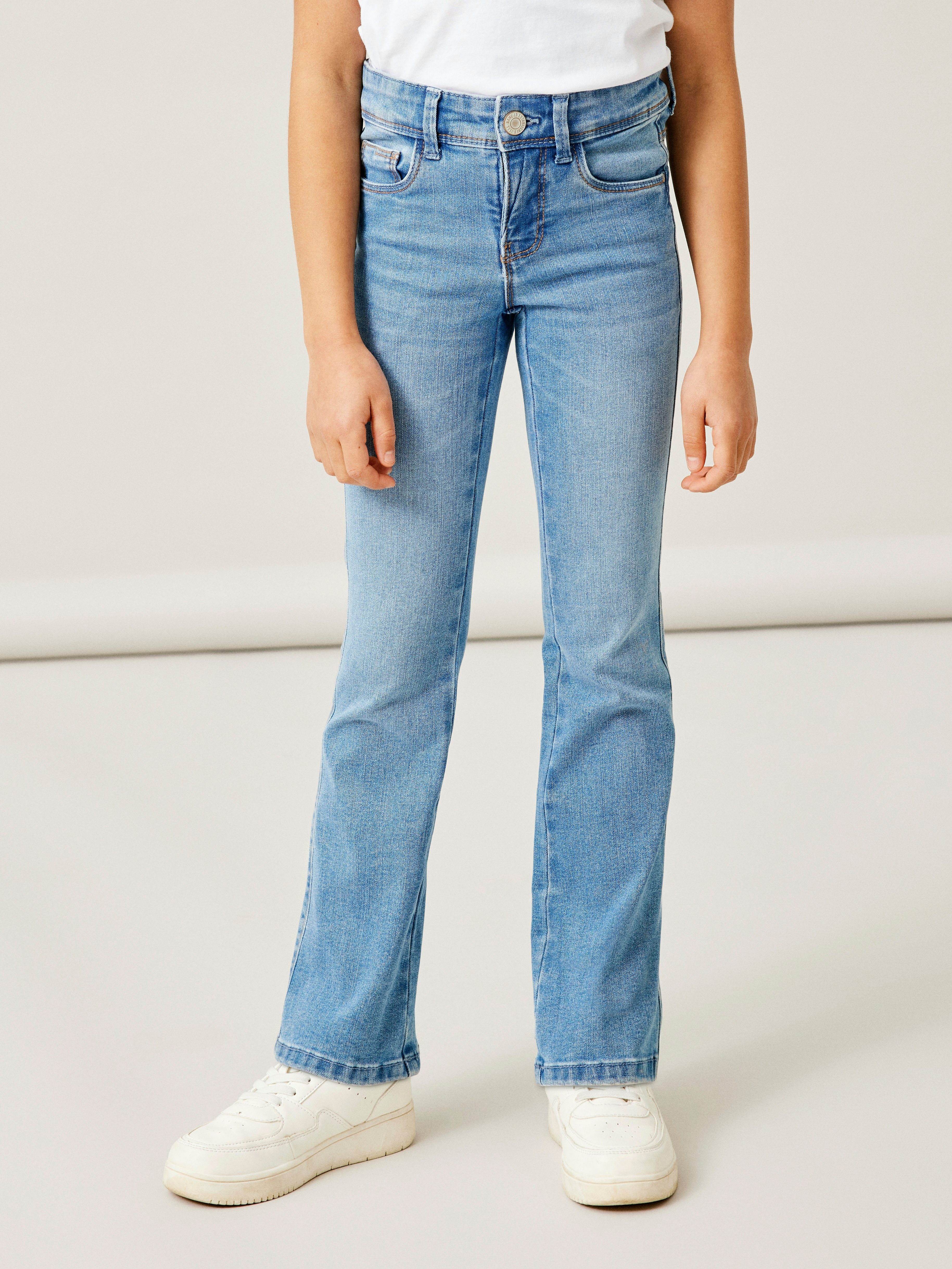 Name It Bootcut-Jeans NKFPOLLY SKINNY BOOT JEANS 1142-AU NOOS mit Stretch