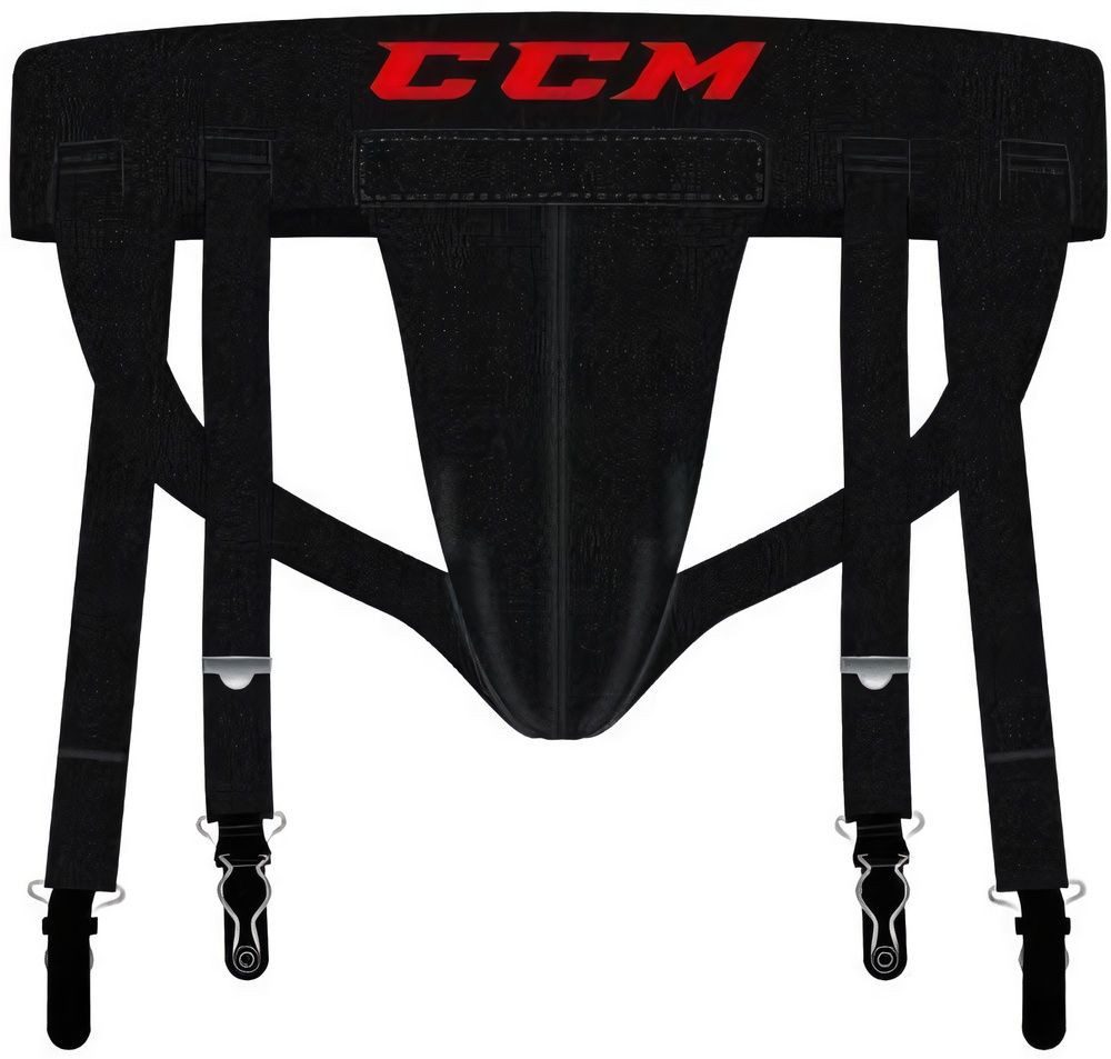 CCM Eishockey Schienbeinschoner Jockstrap CCM Jock Combo Jr