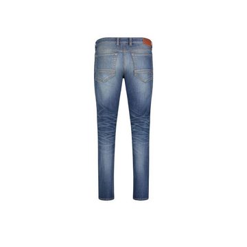 MAC Straight-Jeans blau regular (1-tlg)