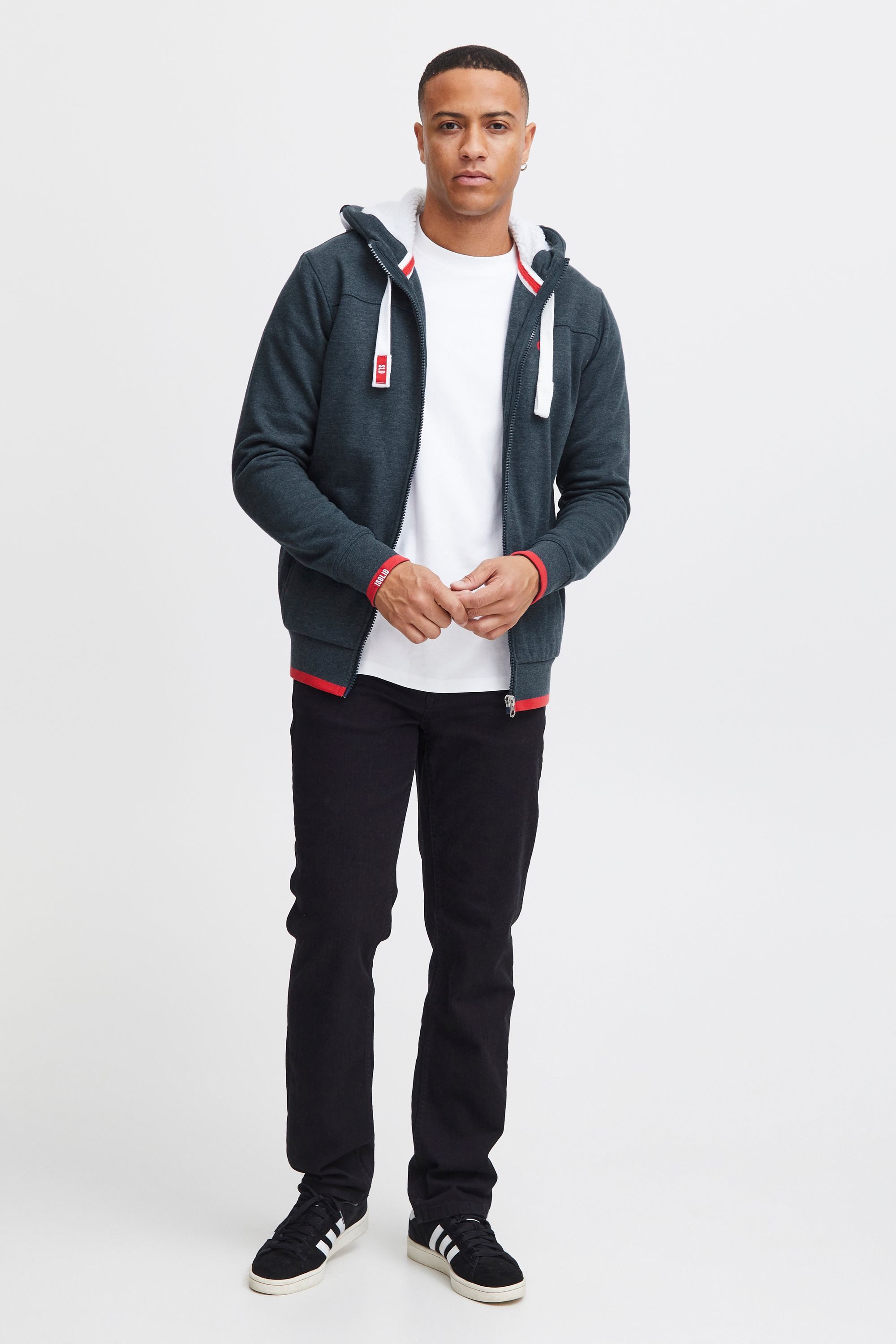 !Solid Sweatjacke SDBenjaminZip Sweatshirtjacke mit gefütterter Kapuze günstig online kaufen