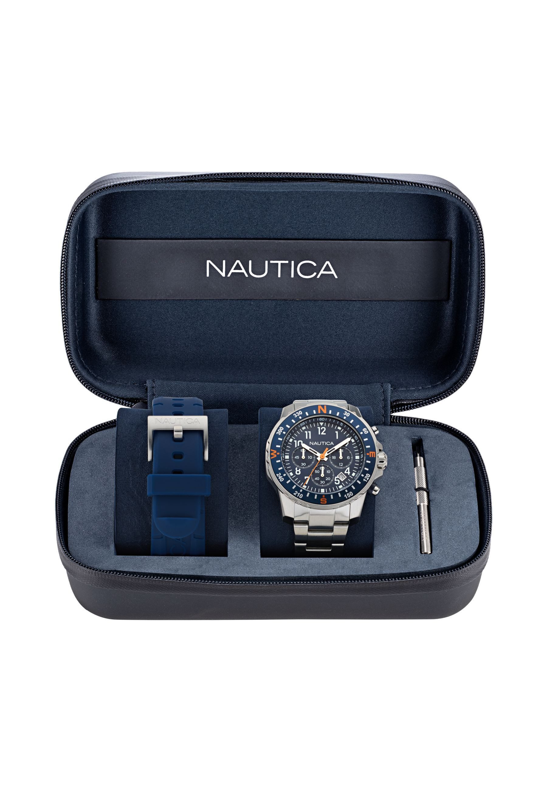 NAUTICA Quarzuhr RIDING SAIL, (1-tlg., Not a set – not applicable to this product), Quarz Analog